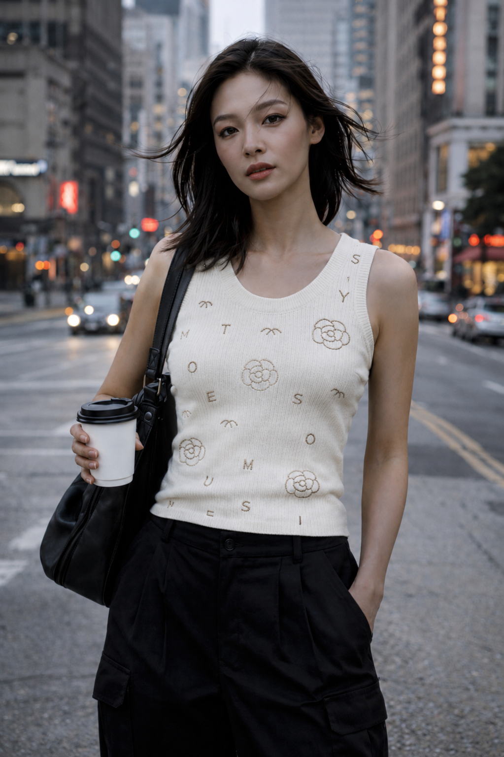 Top Punto Camelia Signature