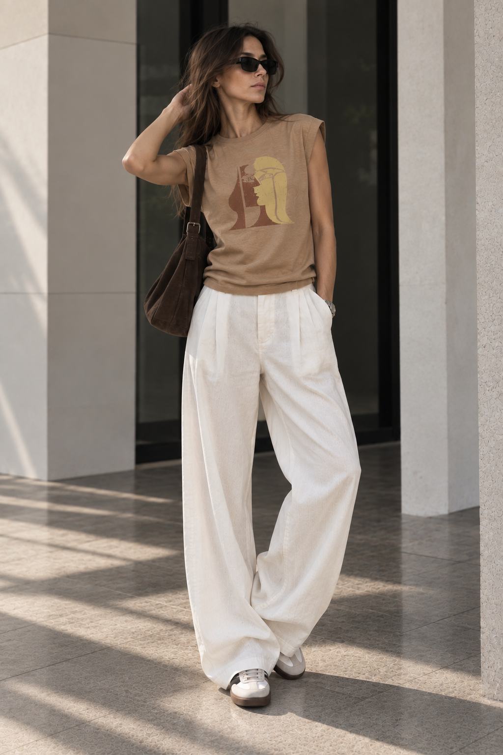 Camiseta Aura Dual con detalle artístico