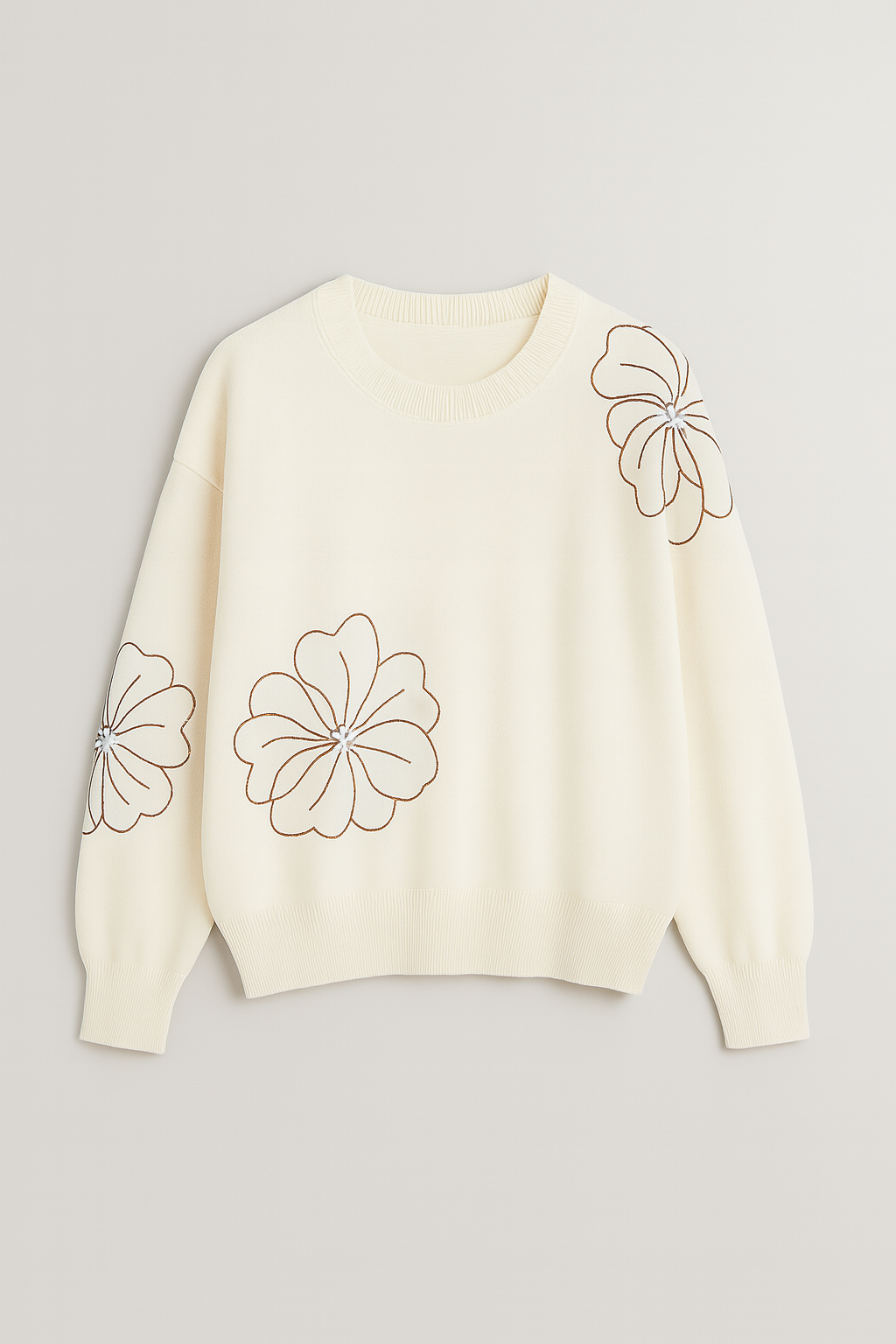 “魔法花”毛衣