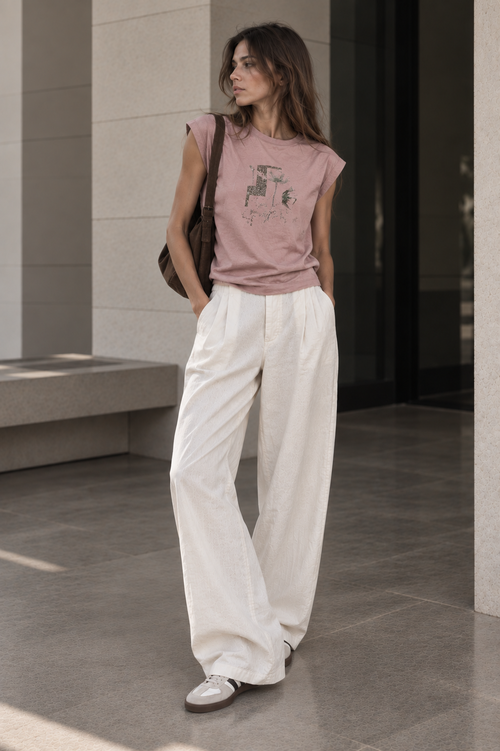 Camiseta Estampado Artístico – Manga Corta