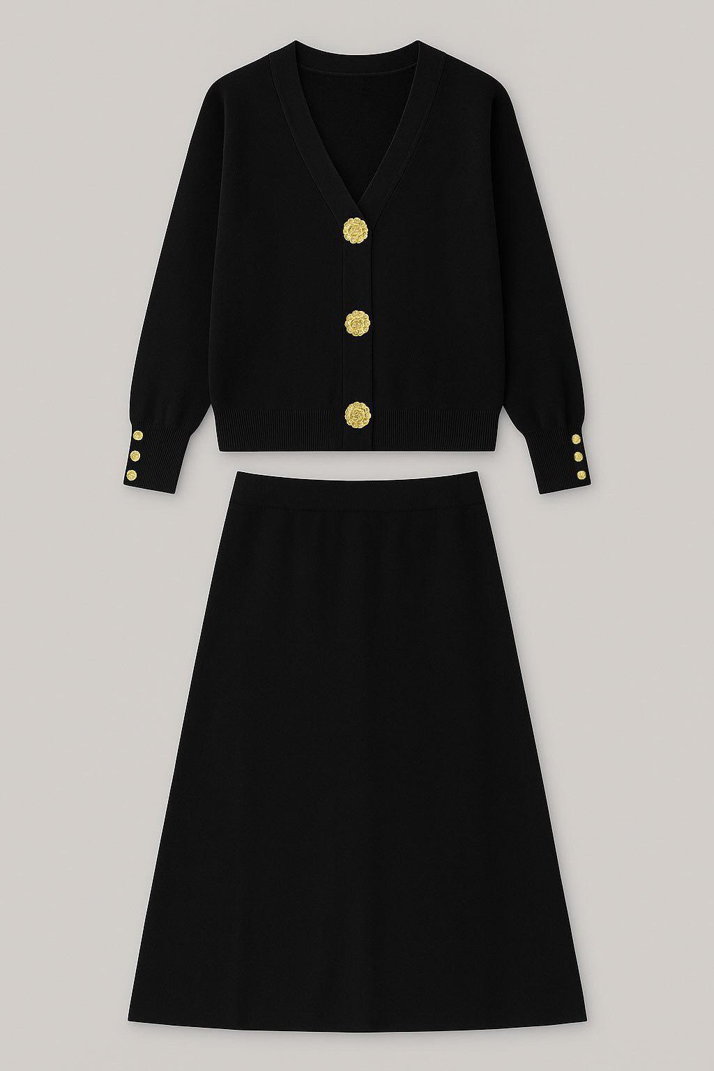 Conjunto Aura Elegante de Punto