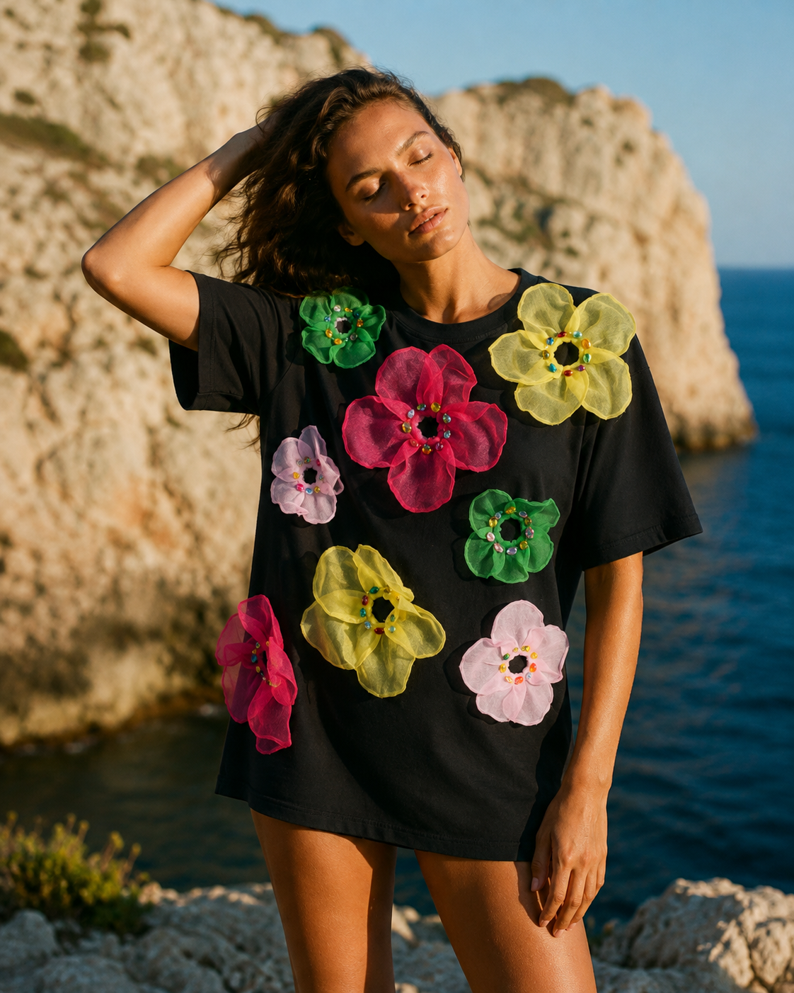 Camiseta Floral Organza Joy