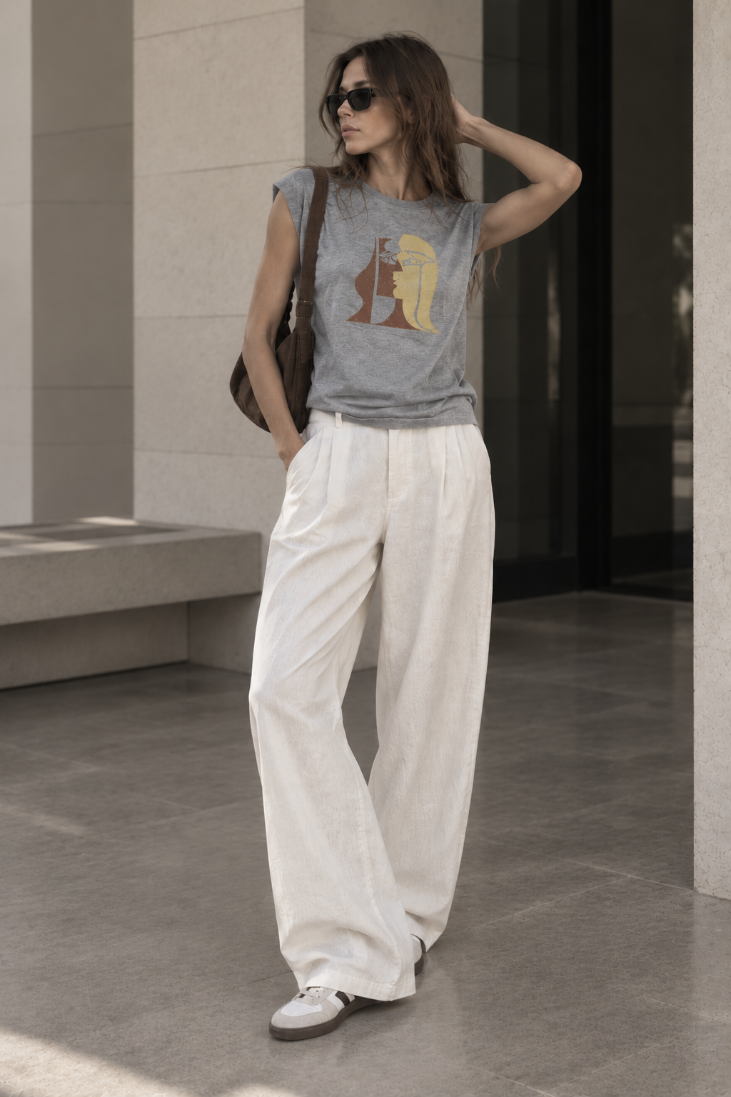 Camiseta Aura Dual con detalle artístico