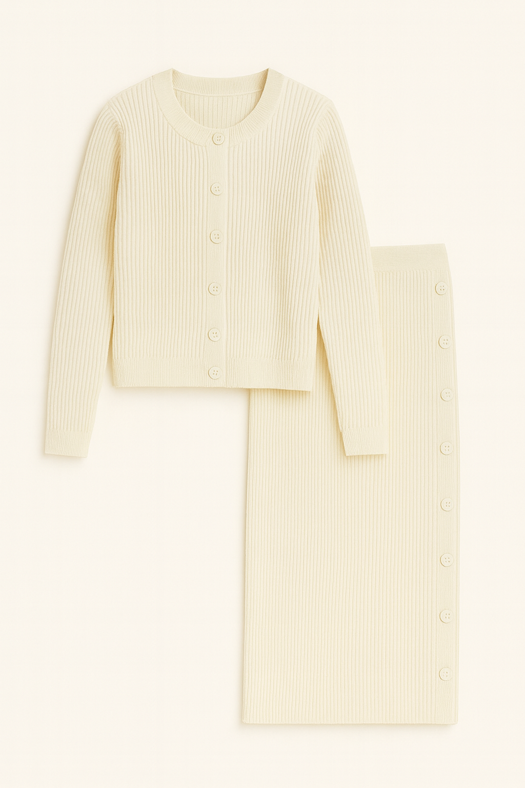 Conjunto de Punto Canalé Midi