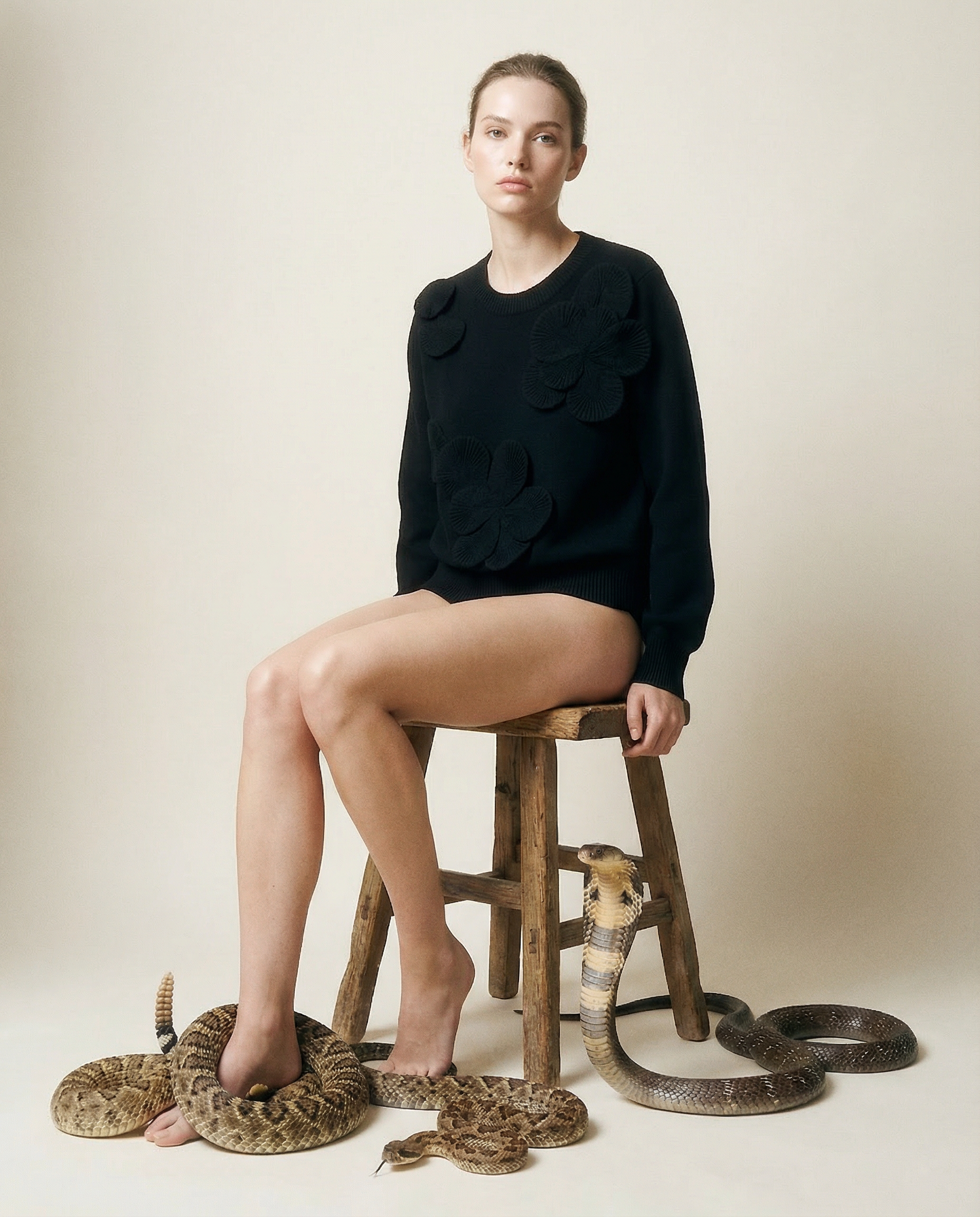 Pétalos "Escultóricos Knit”