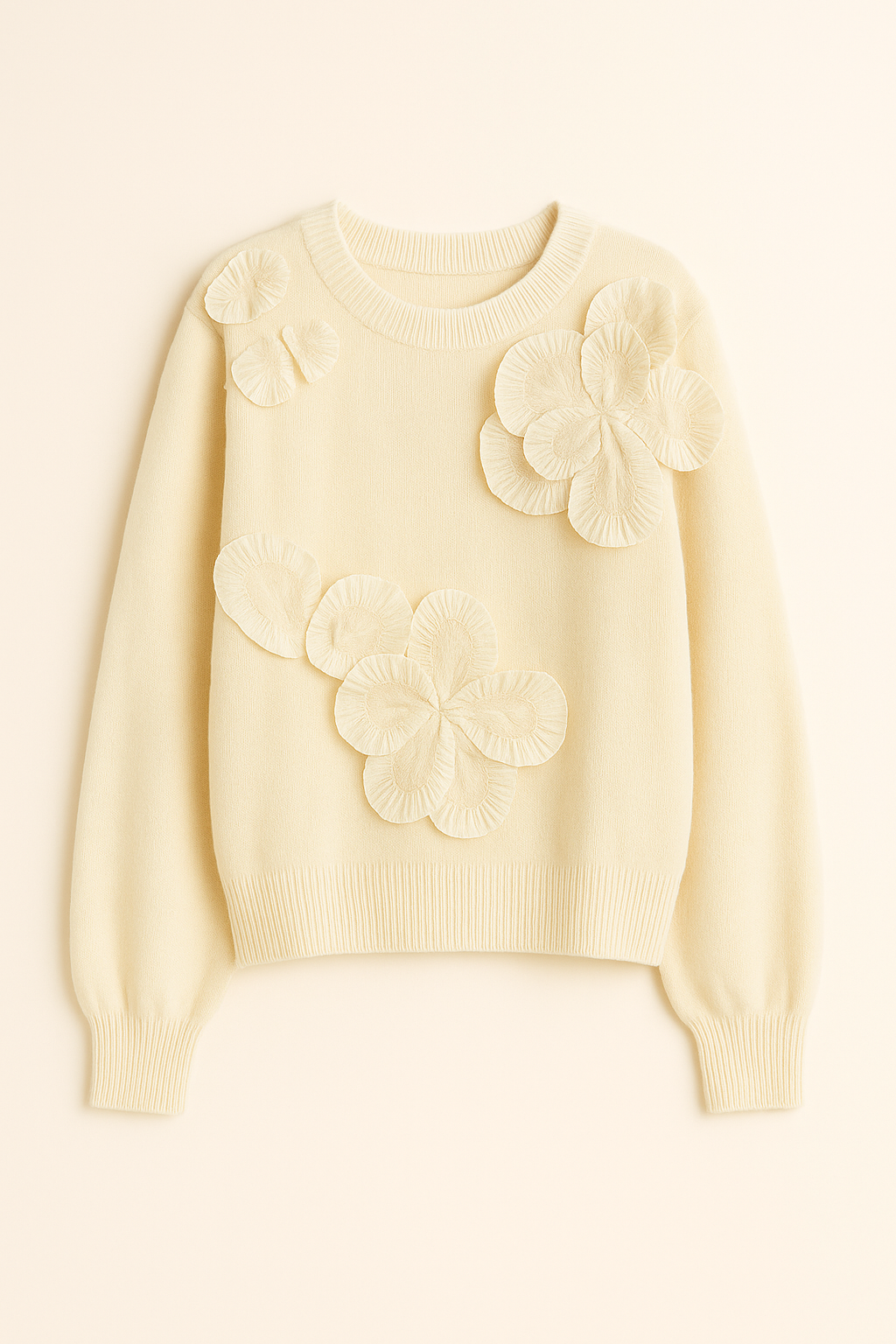 Pétalos "Escultóricos Knit”