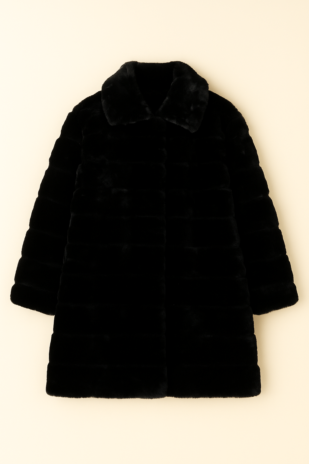 Abrigo Aurora de Terciopelo Noche