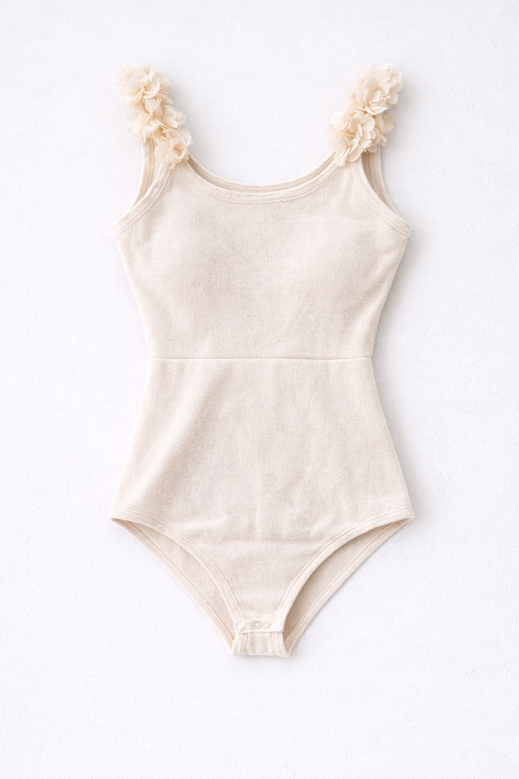 Body Con Tirantes Florales En Relieve