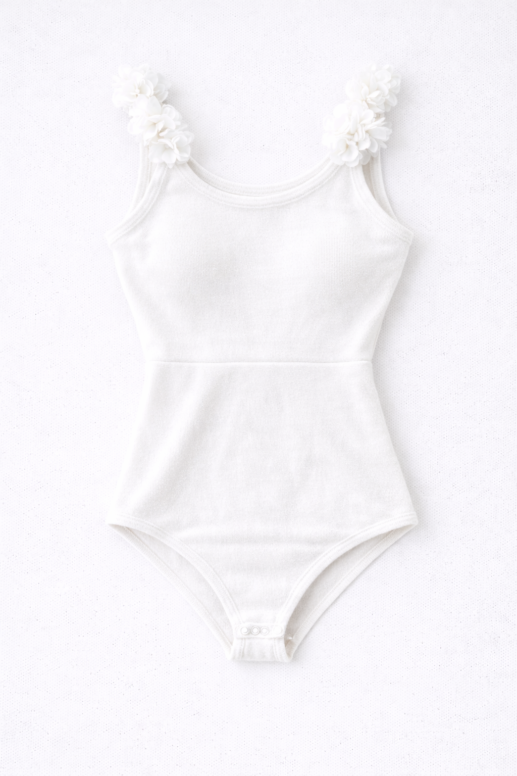 Body Con Tirantes Florales En Relieve