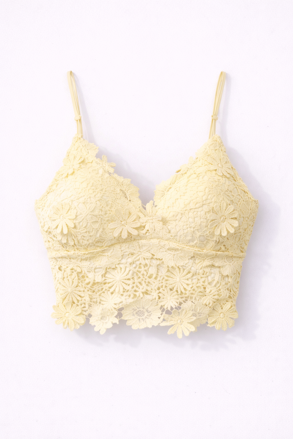 Top Lencero de encaje Floral solenne