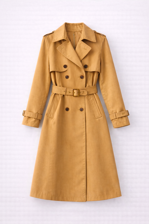 Abrigo Gabardina Aurelia larga