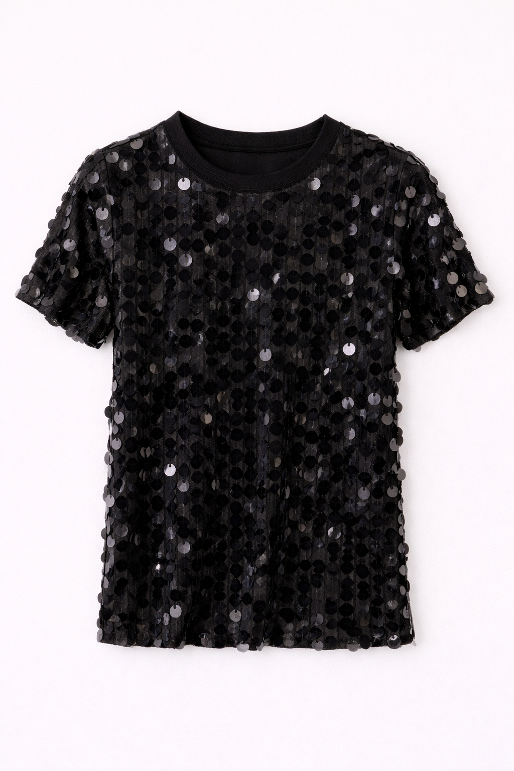 Camiseta Lumière de lentejuelas suaves