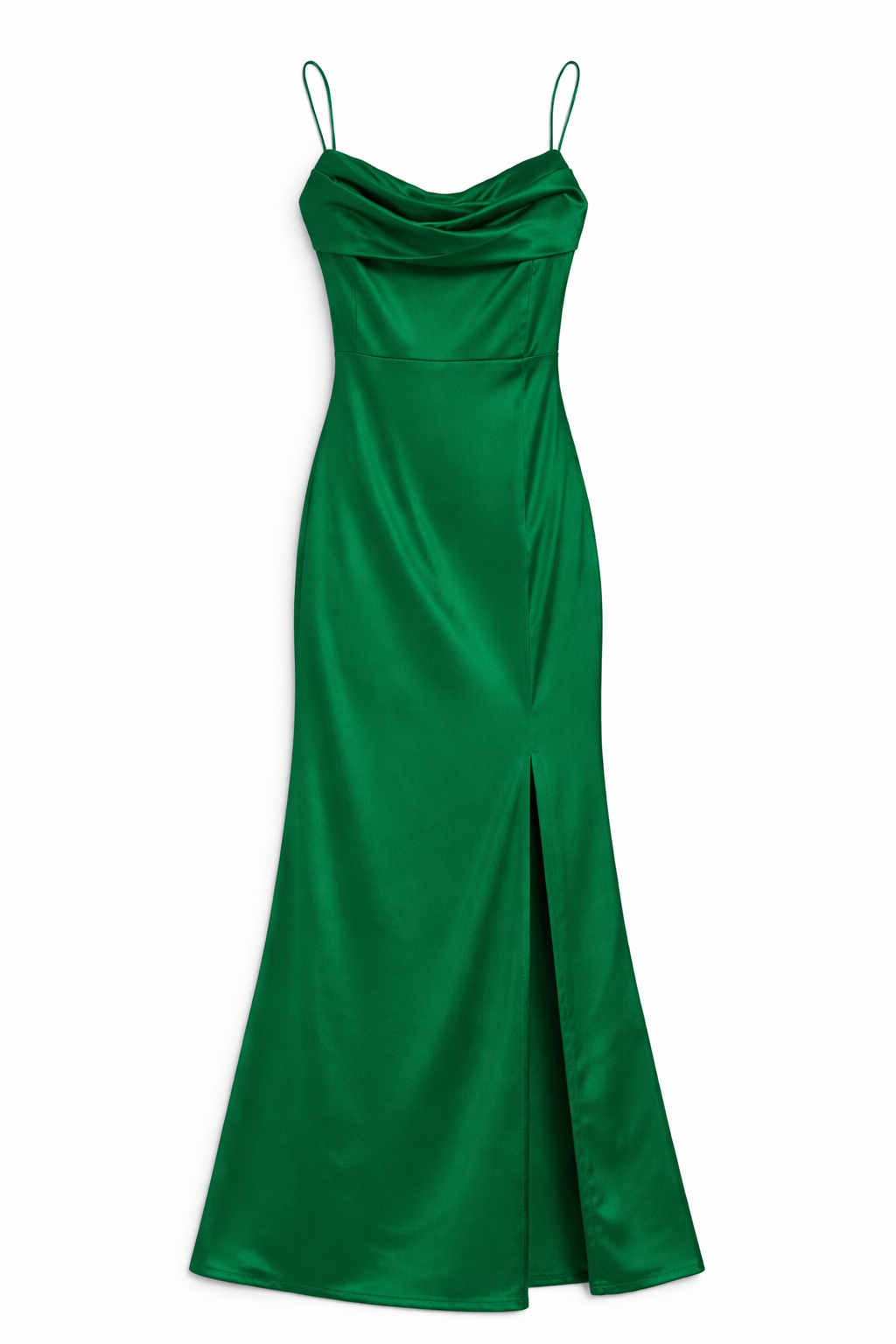 Vestido largo satinado Aura Nocturna