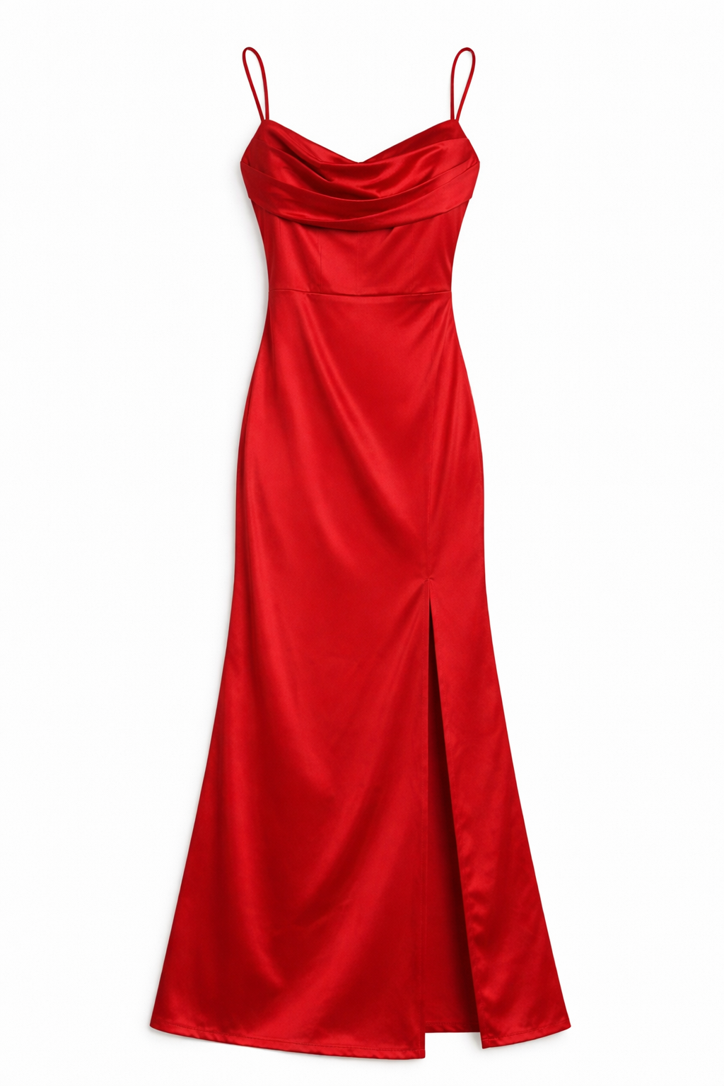 Vestido largo satinado Aura Nocturna