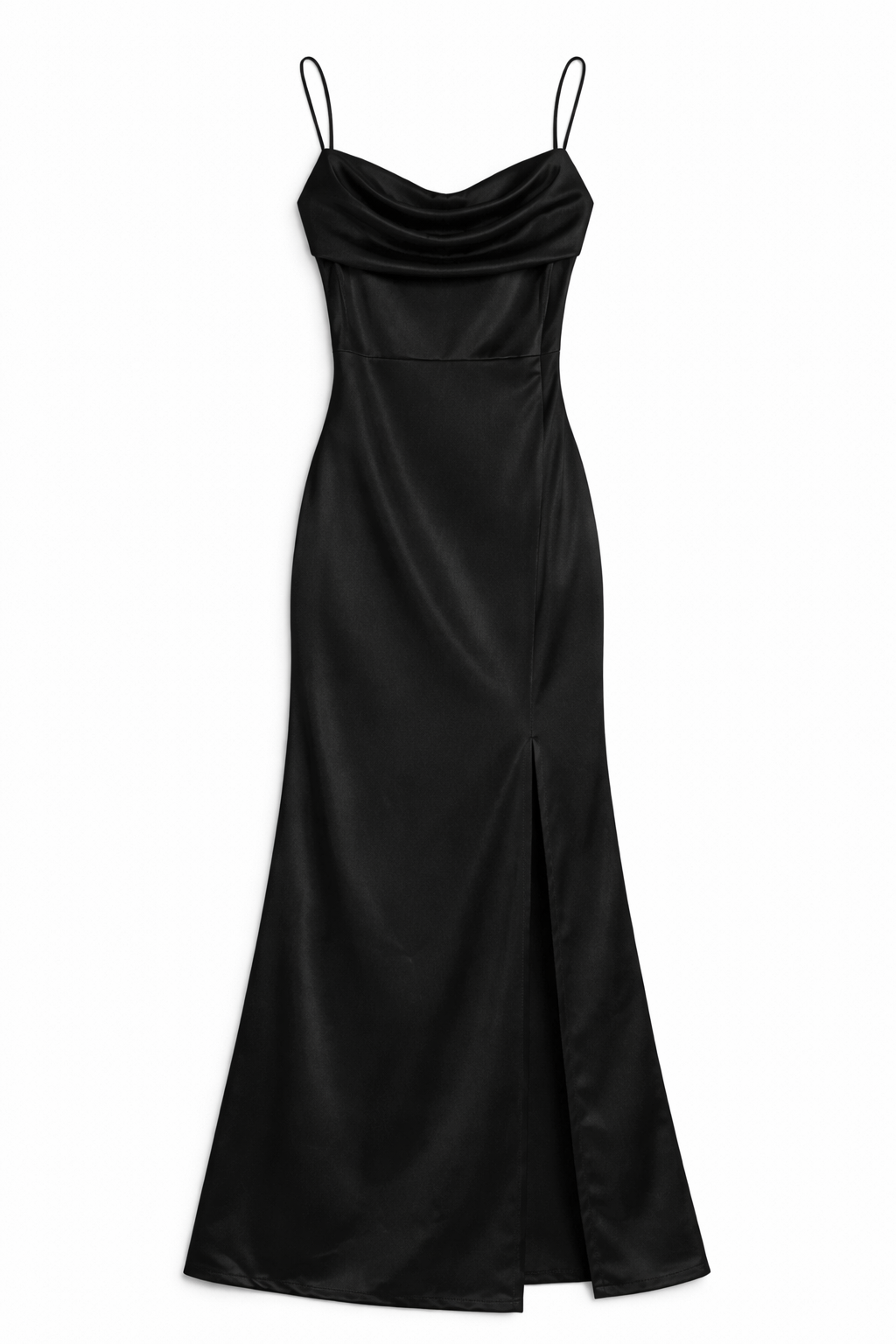 Vestido largo satinado Aura Nocturna