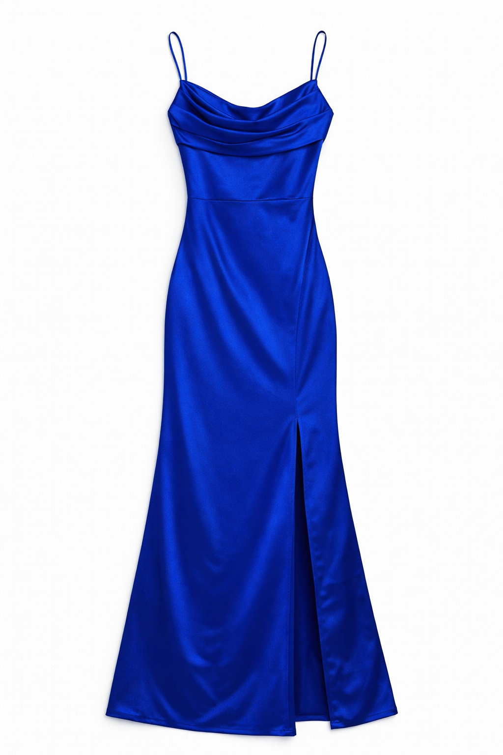 Vestido largo satinado Aura Nocturna