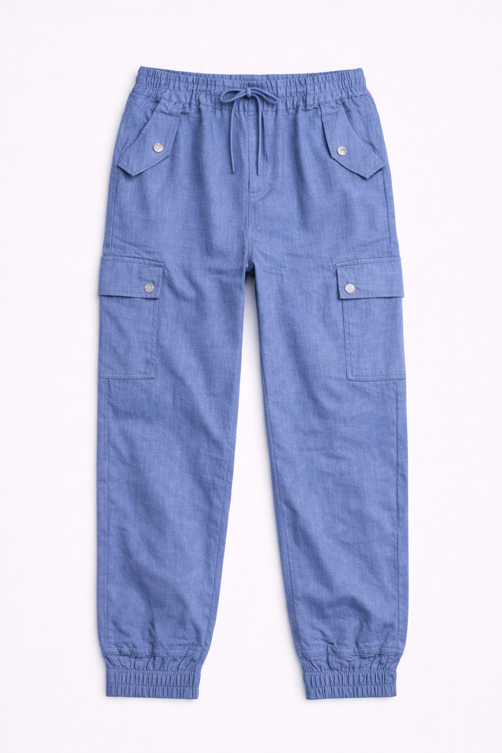 Pantalón Cargo Relax Fit con Cintura Elástica