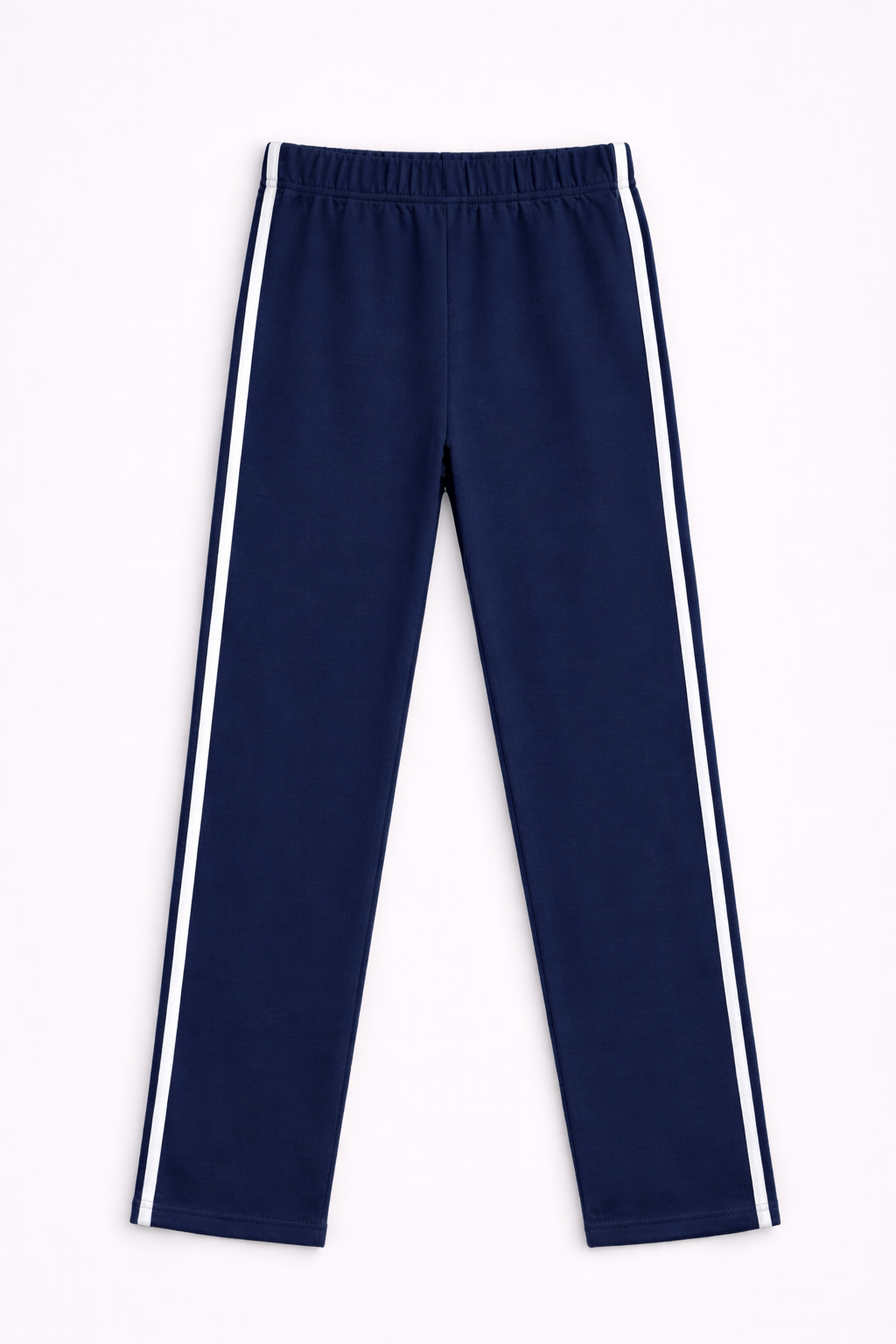 Pantalón recto con banda lateral Contrast