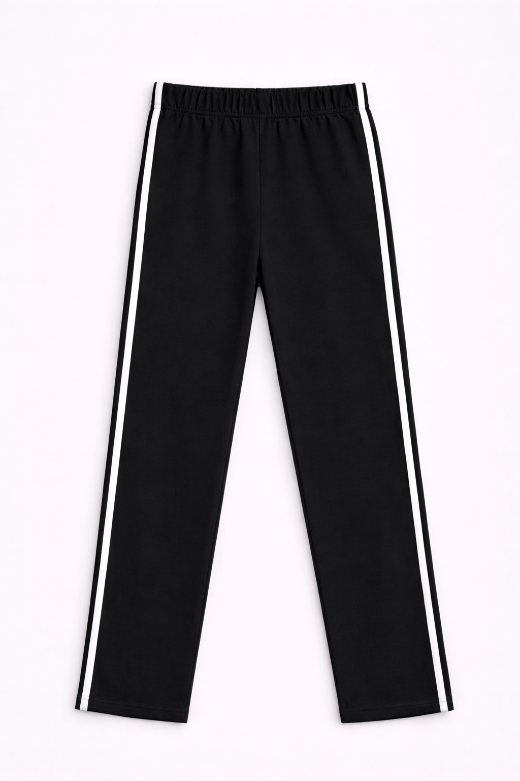 Pantalón recto con banda lateral Contrast