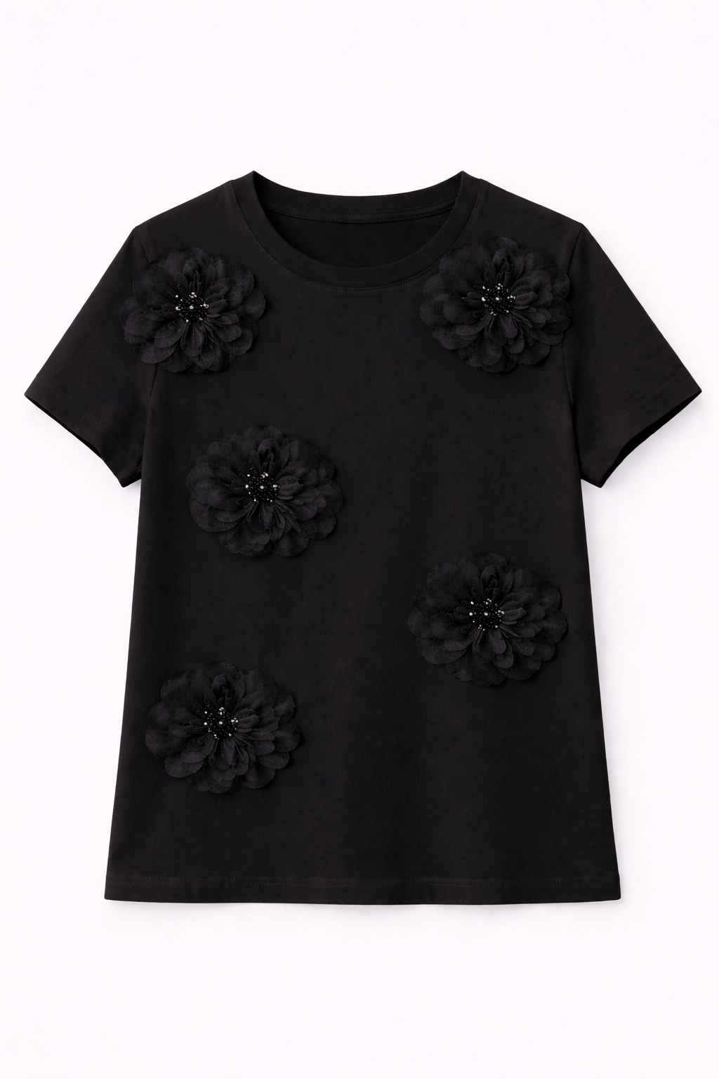 Camiseta Floral Relieve Essence