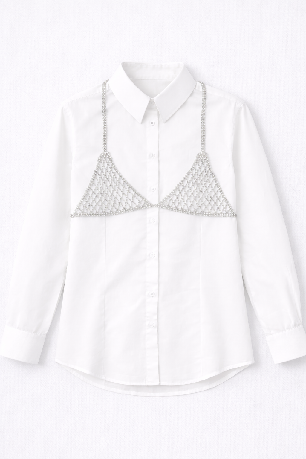 Camisa Atelier con top joya integrado