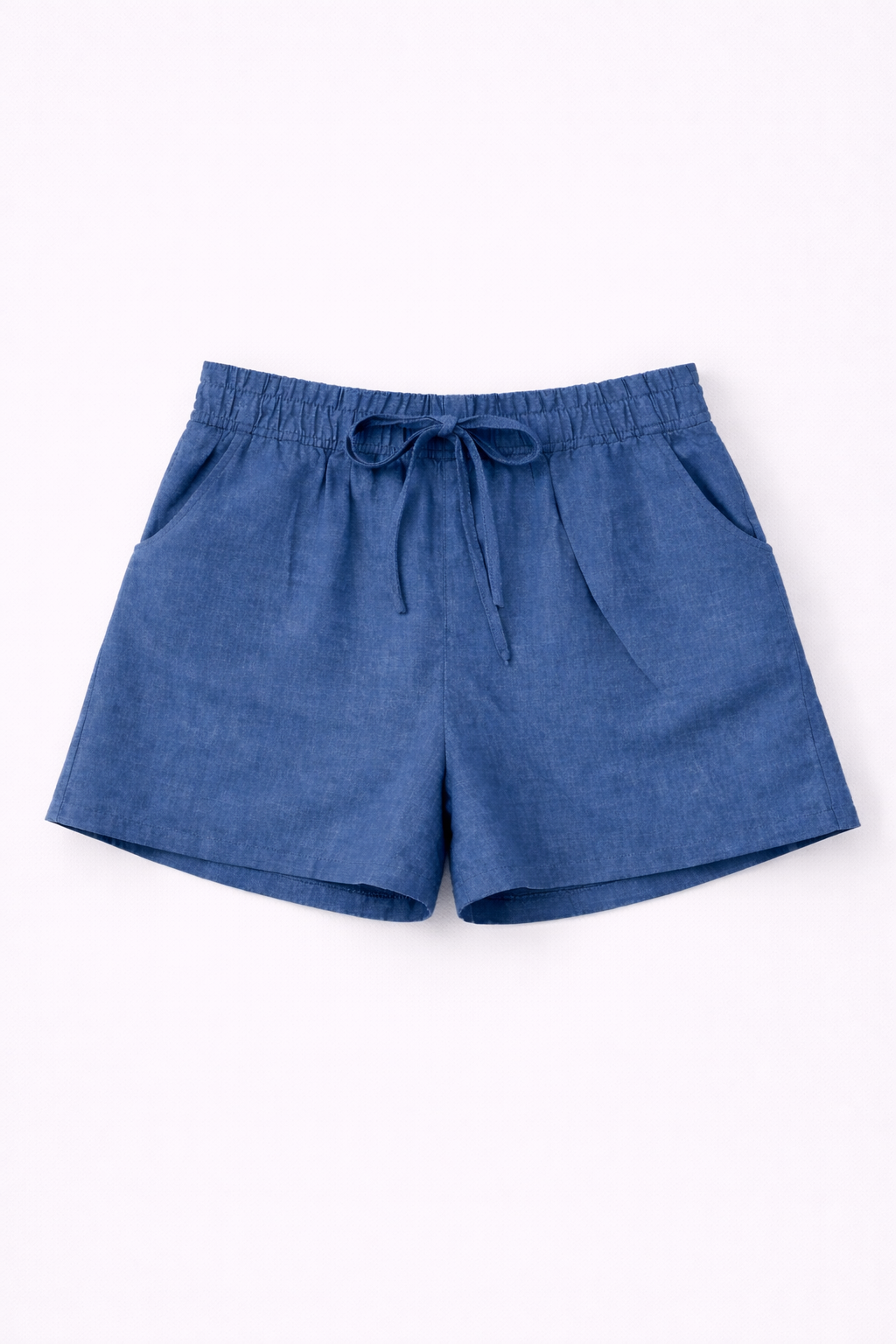 Shorts de mezclilla ligera Cómodos y frescos con cintura elástica y lazo ajustable Perfectos para el verano
