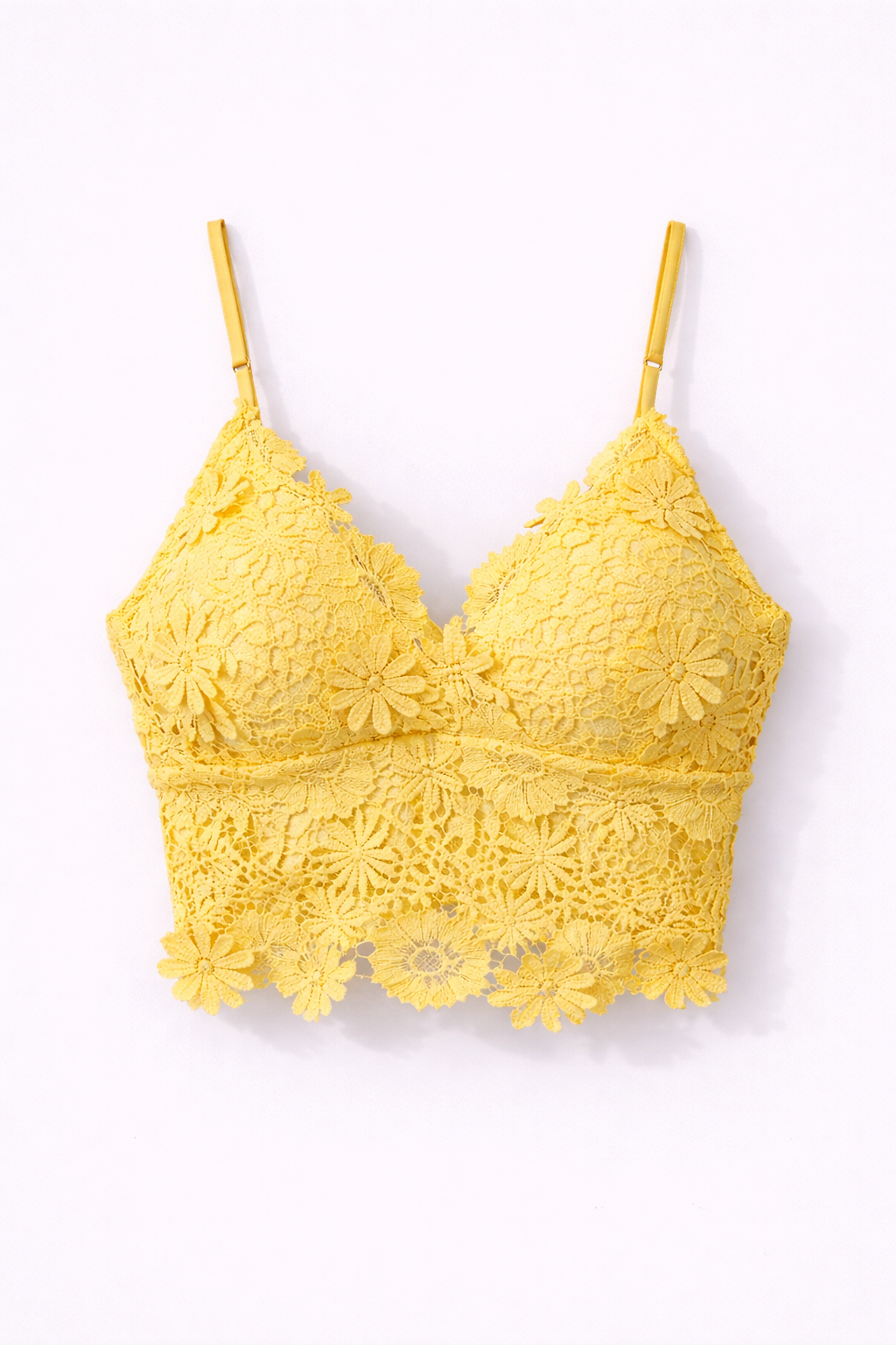 Top Lencero de encaje Floral solenne