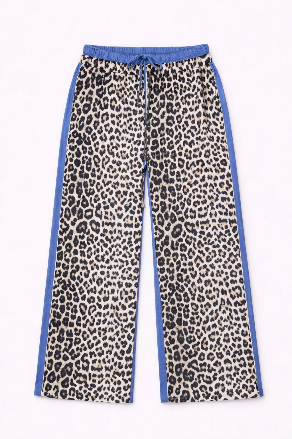 Pantalón wild contrast con estampado animal