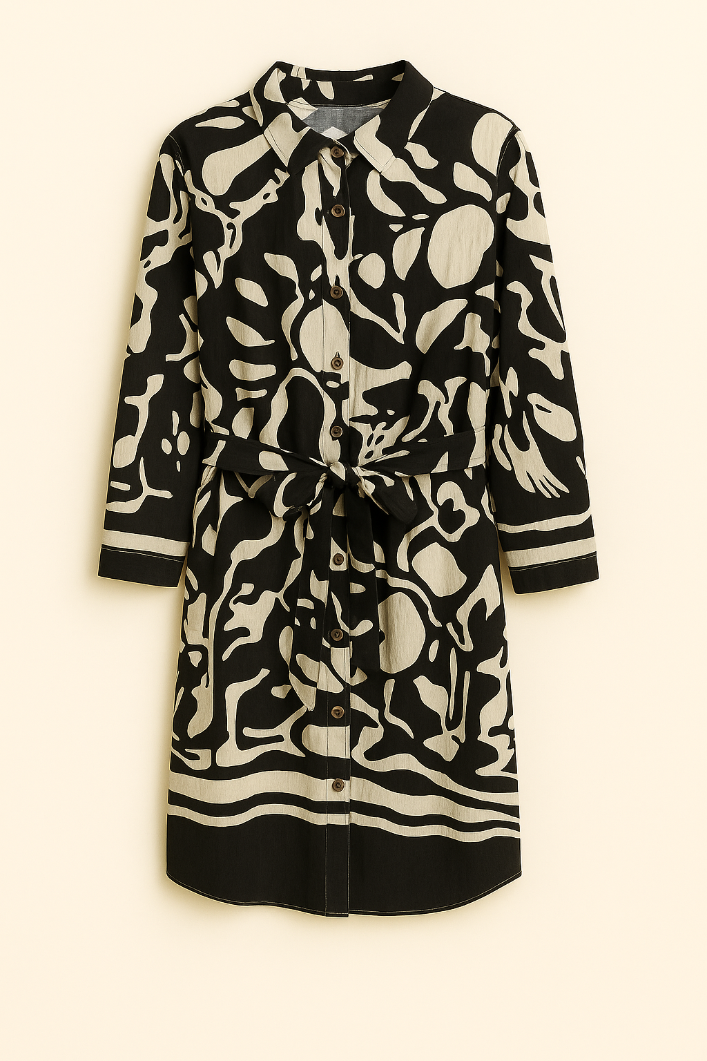 Vestido "Abstracta Safari Chic”