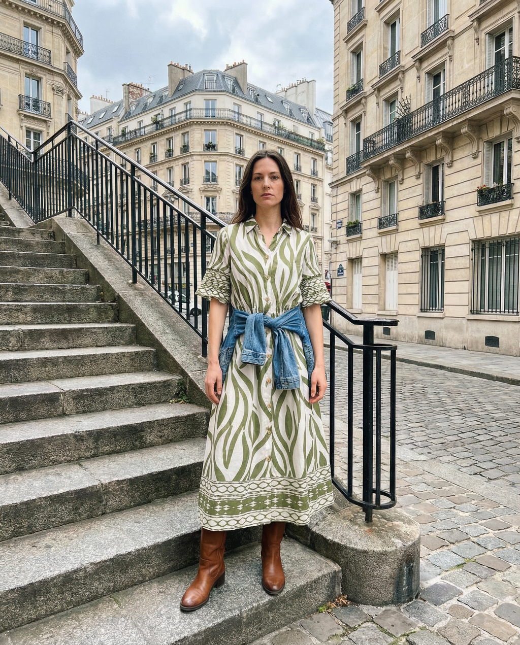 Vestido Camisero Selva Serena