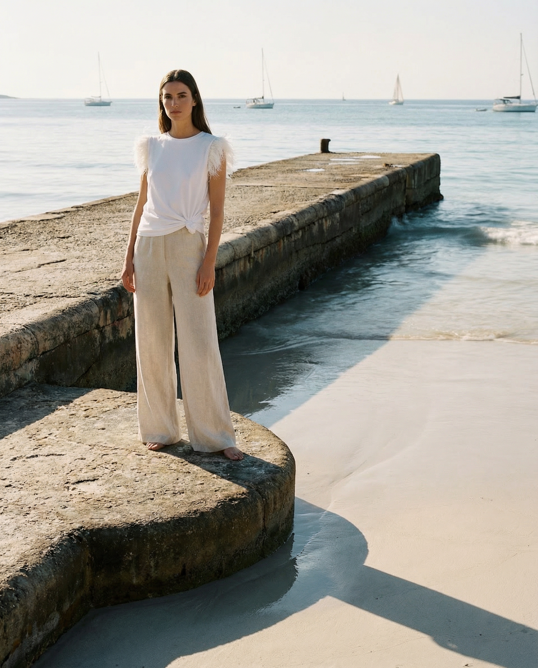 3D立体花卉T恤“极简优雅”