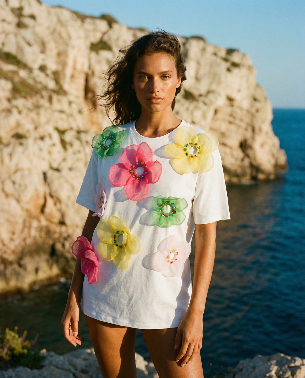 Camiseta Floral Organza Joy