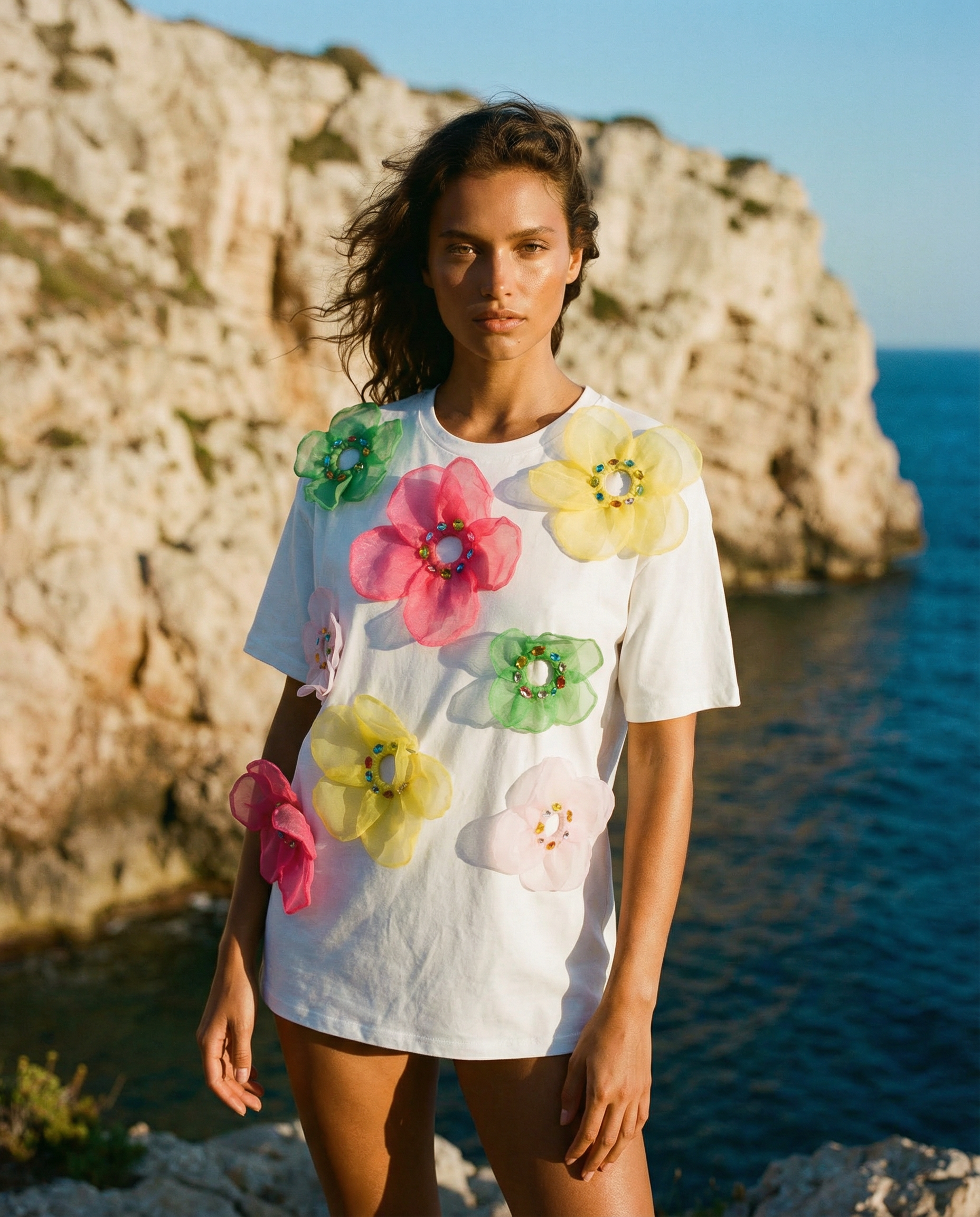 Camiseta Floral Organza Joy