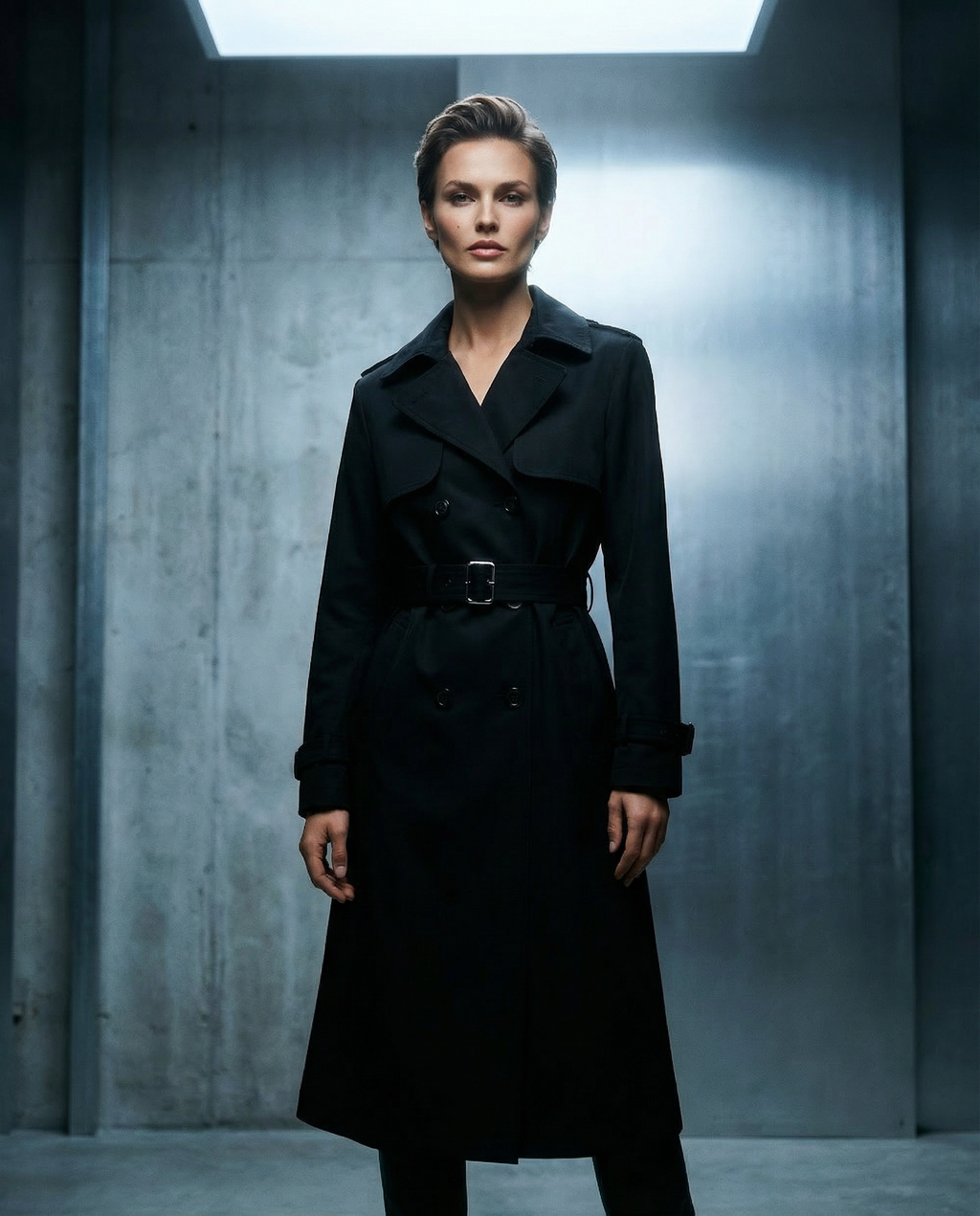 Abrigo Gabardina Aurelia media