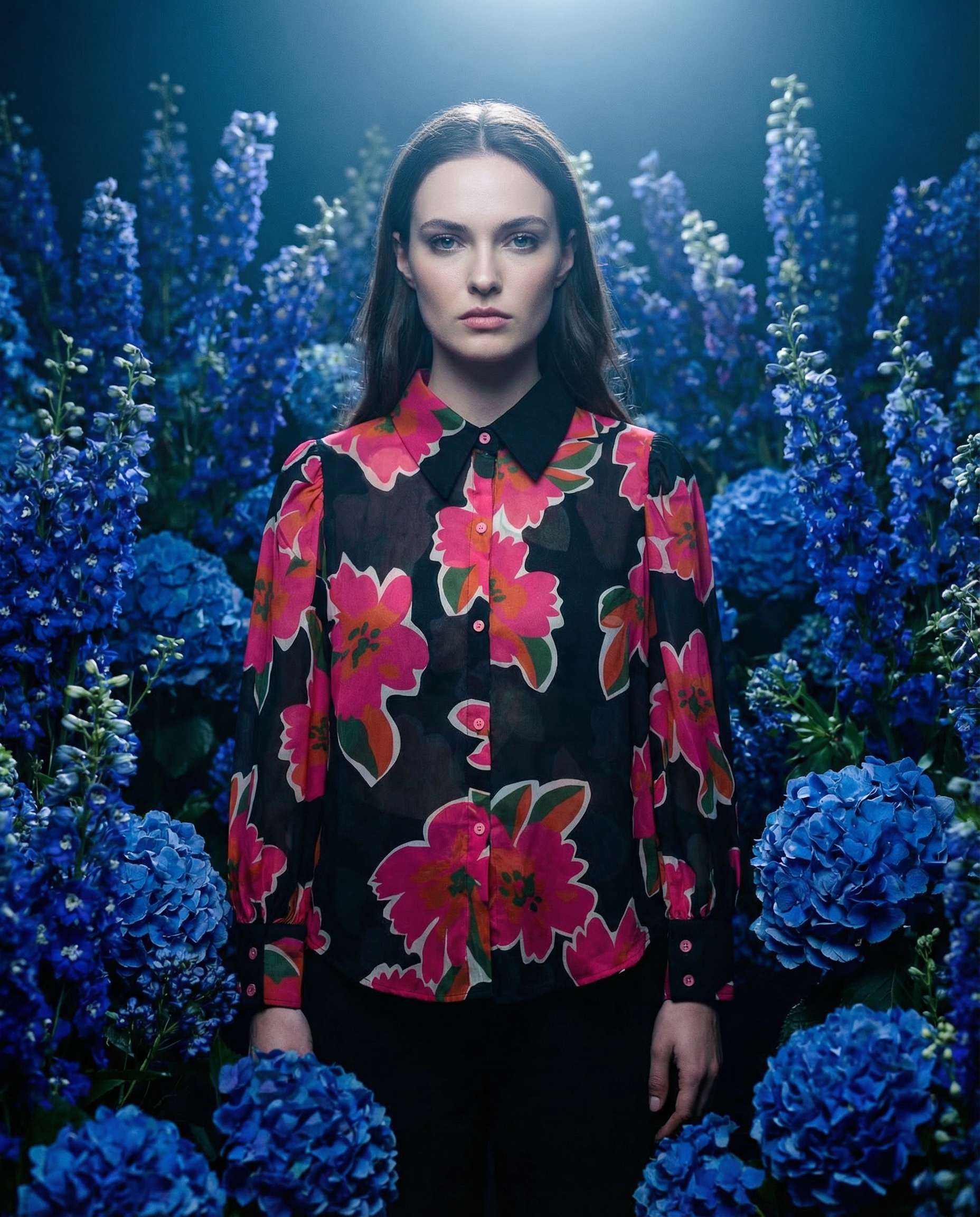 Blusa Aura Botánica Satinada