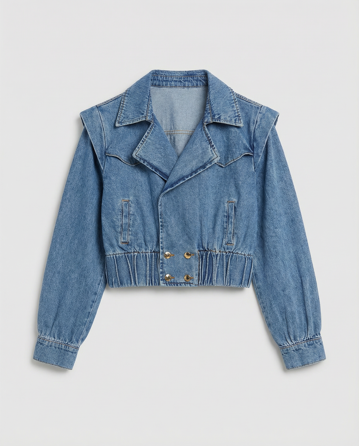 Chaqueta corta denim “Blue Horizon”