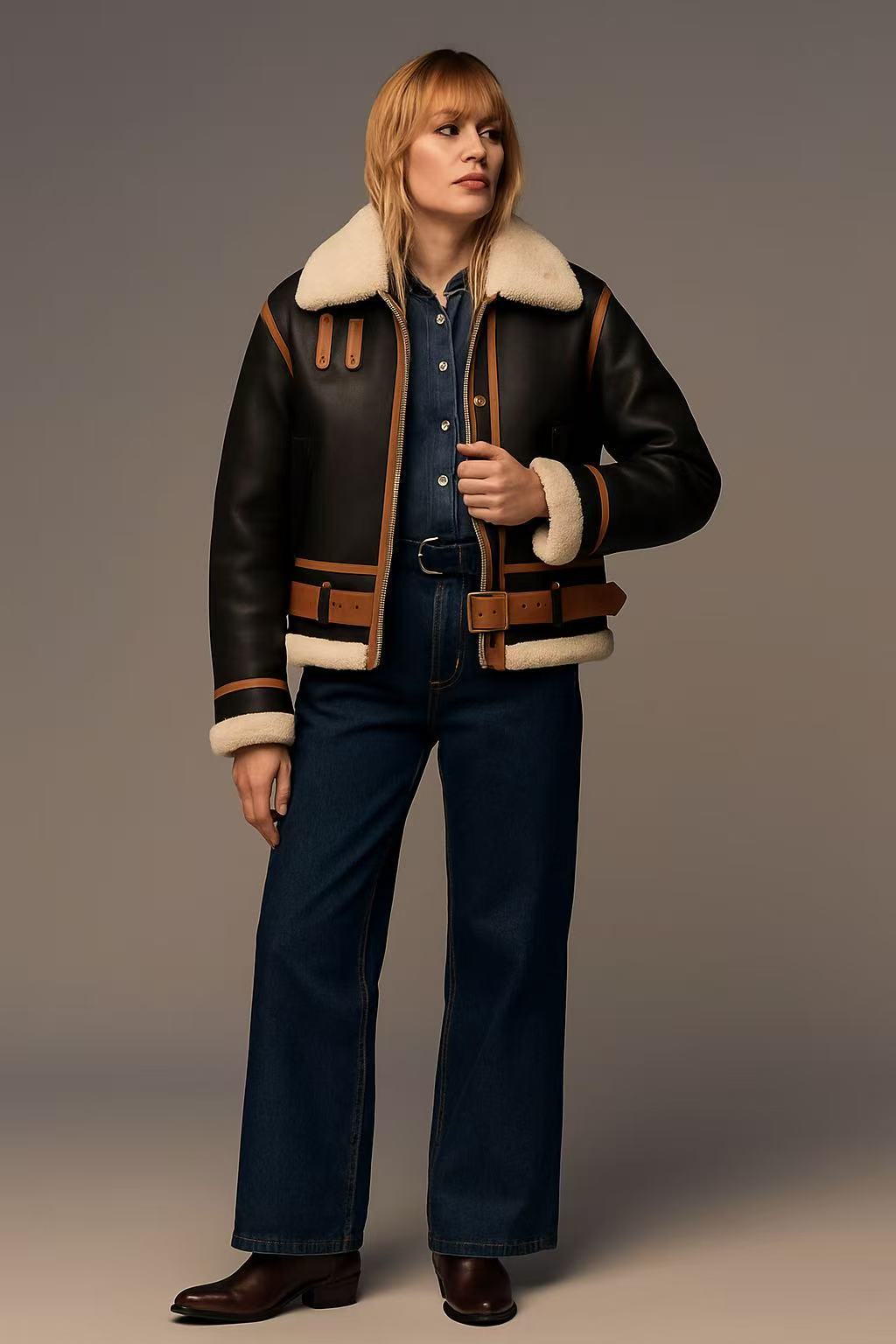 Chaqueta “Aviadora Chic”