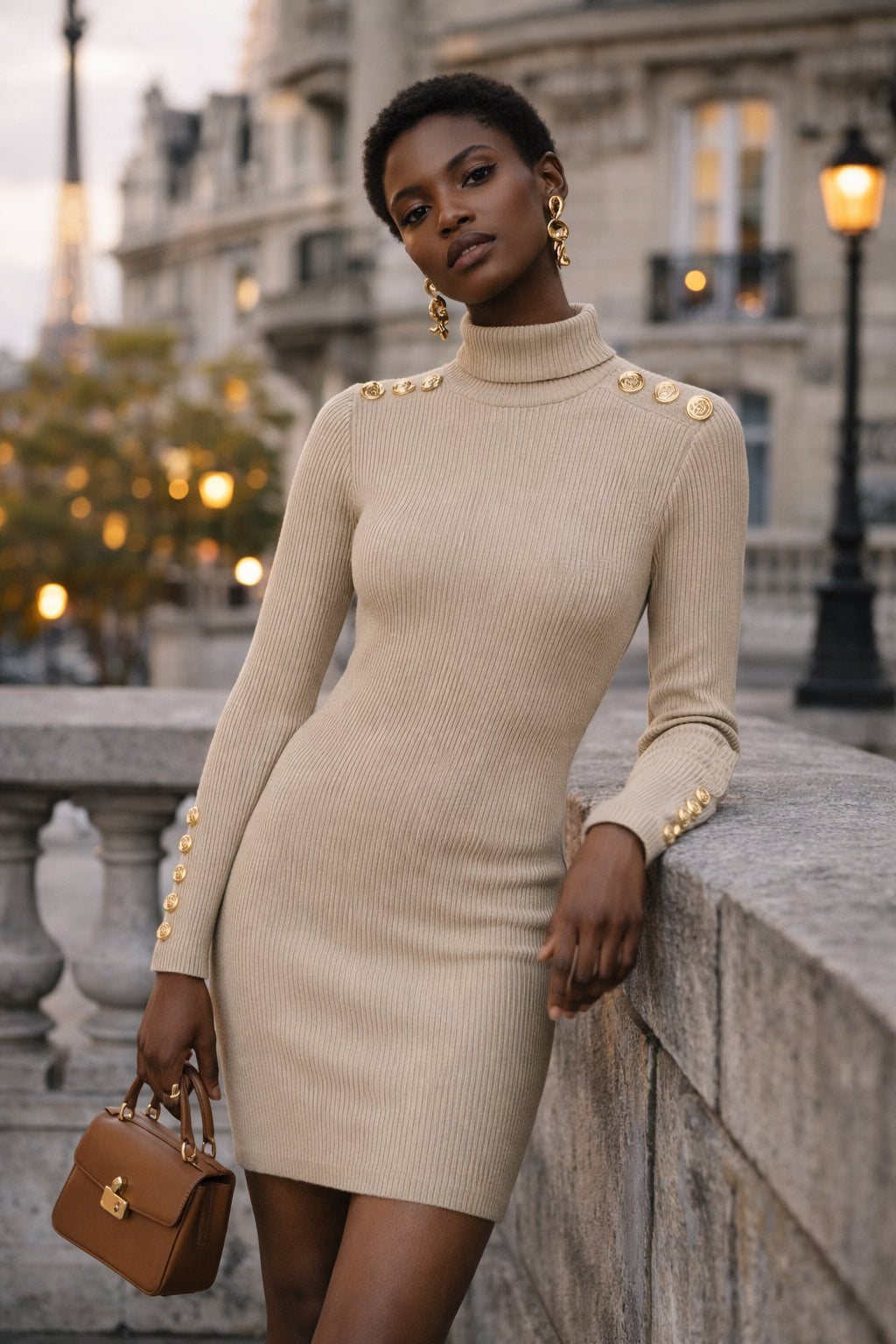 Vestido de Punto Elegancia Urbana