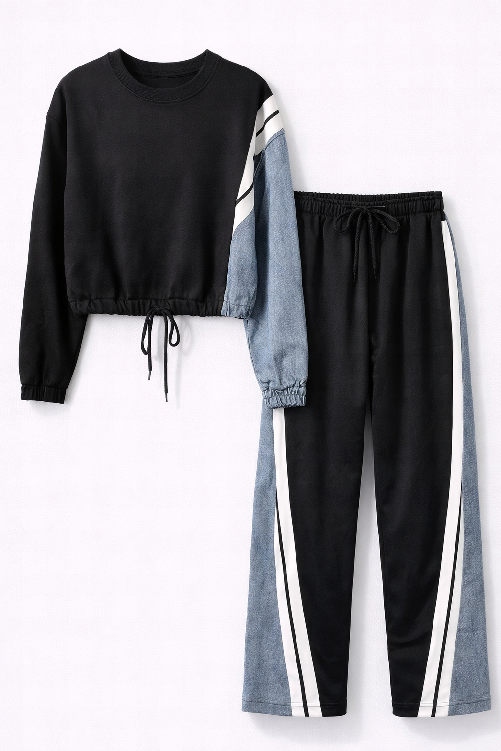 Conjunto Urban Motion con panel denim