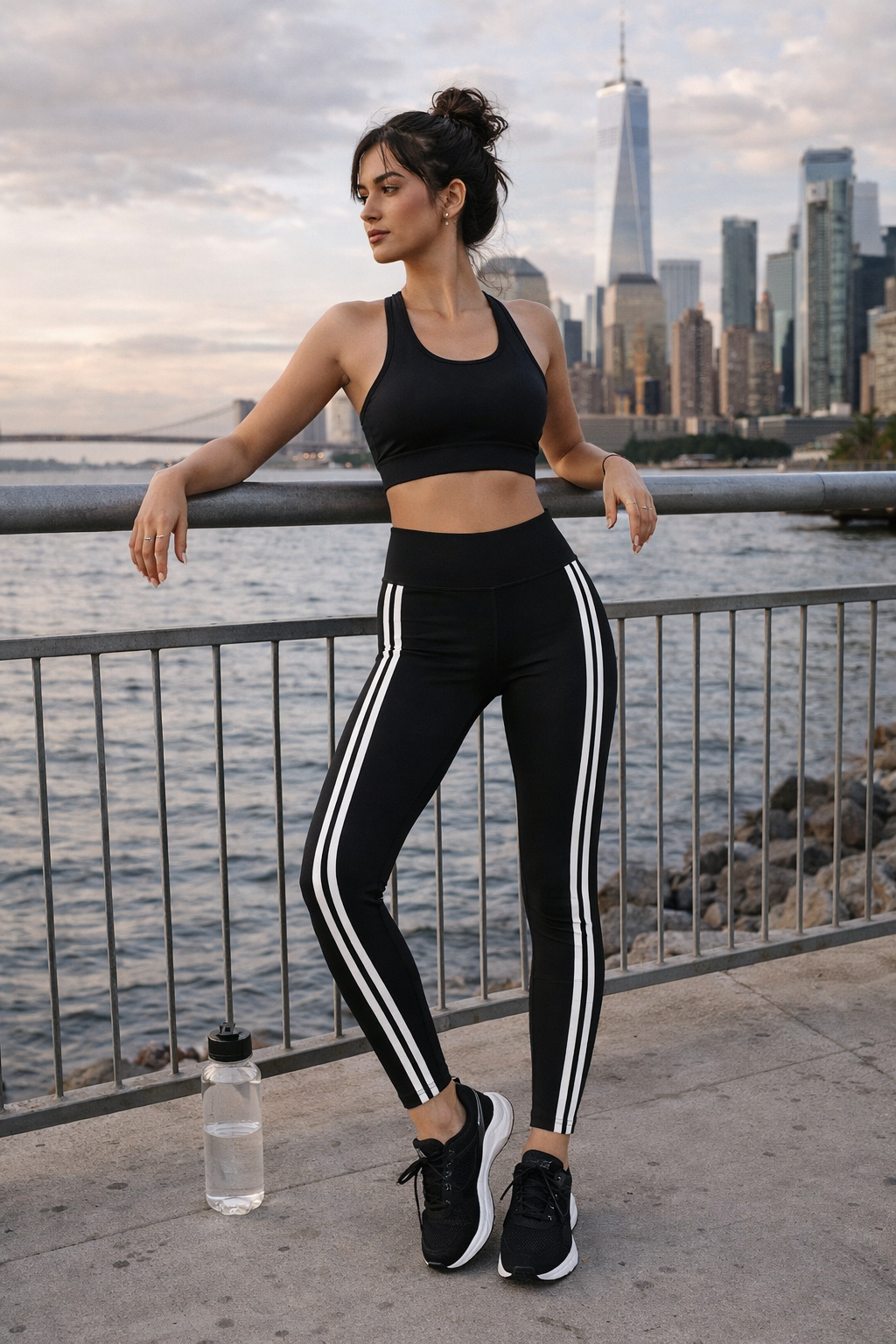 Leggings Urban Line con franjas laterales