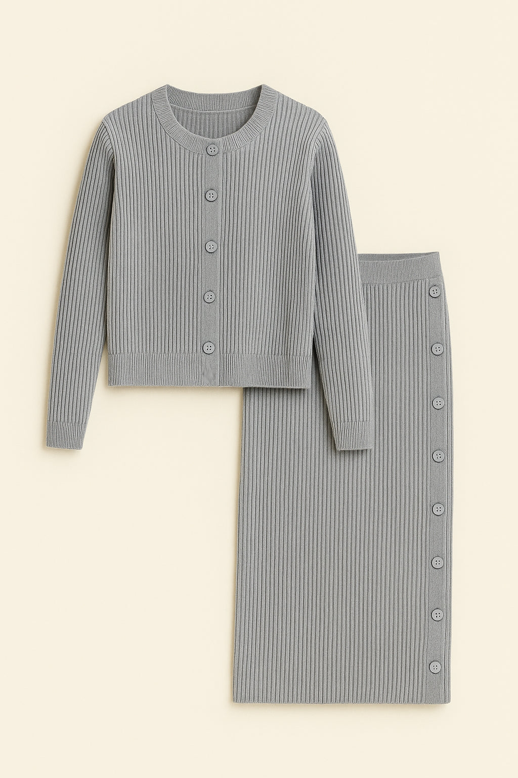 Conjunto de Punto Canalé Midi