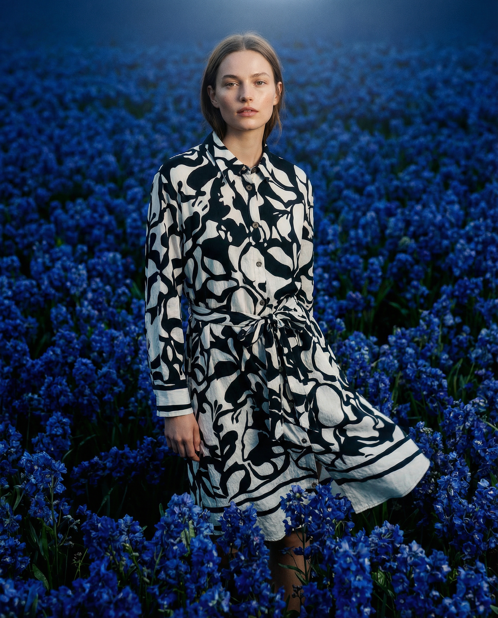 Vestido "Abstracta Safari Chic”