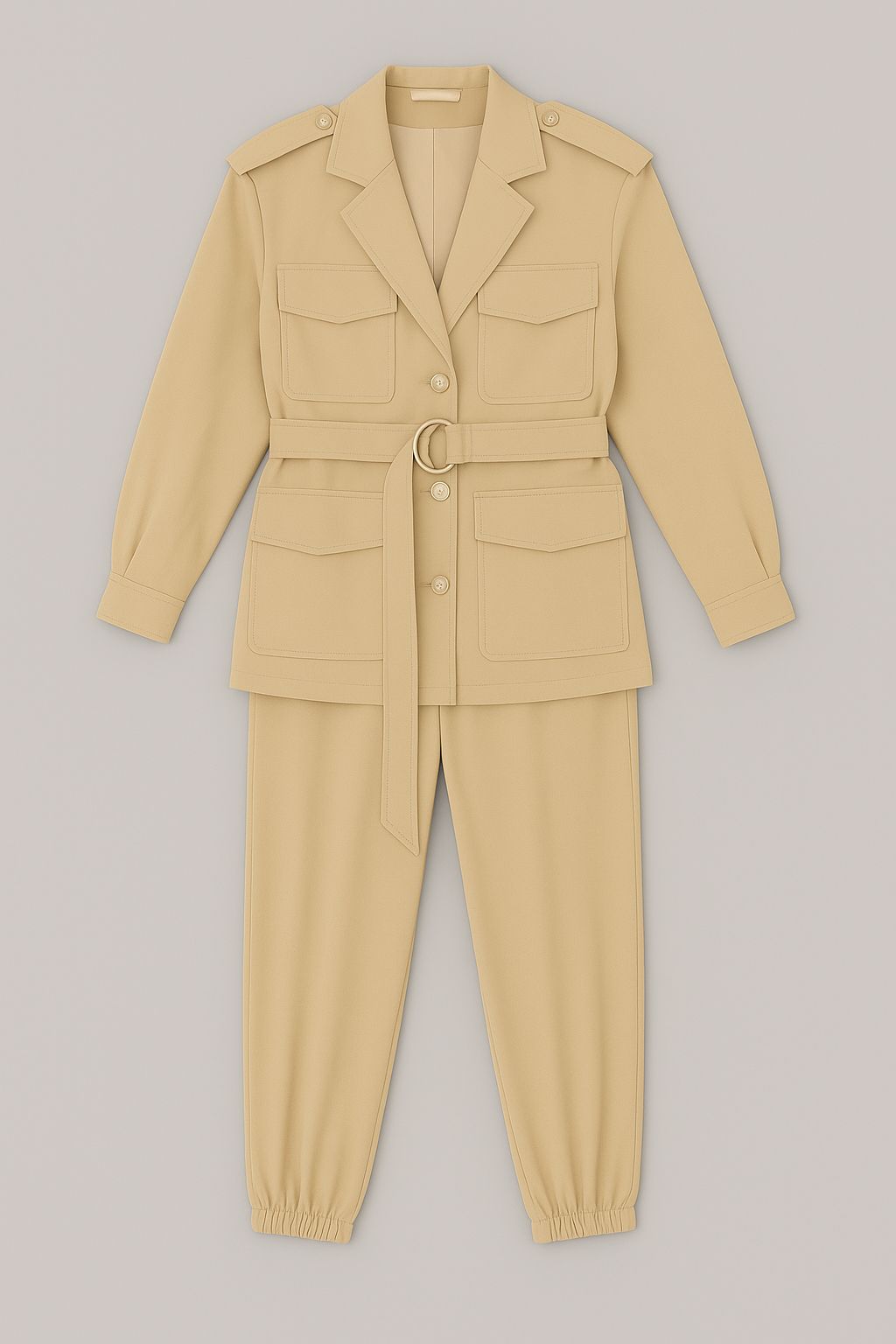 Conjunto Militar con Cinturón