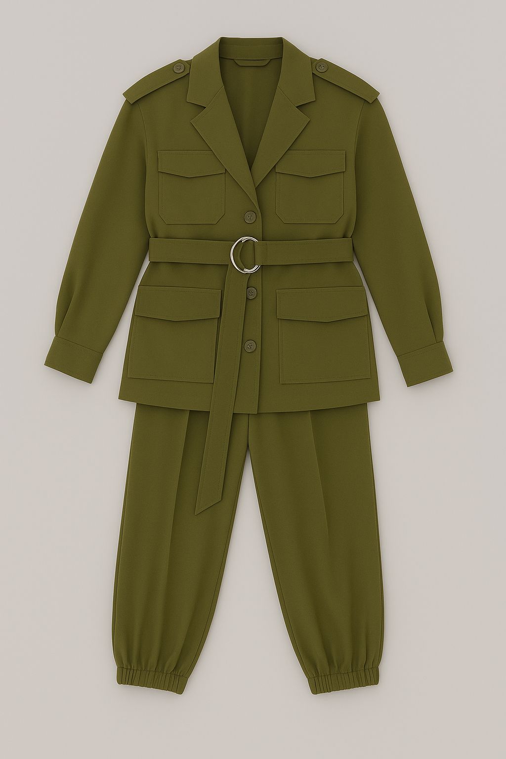 Conjunto Militar con Cinturón