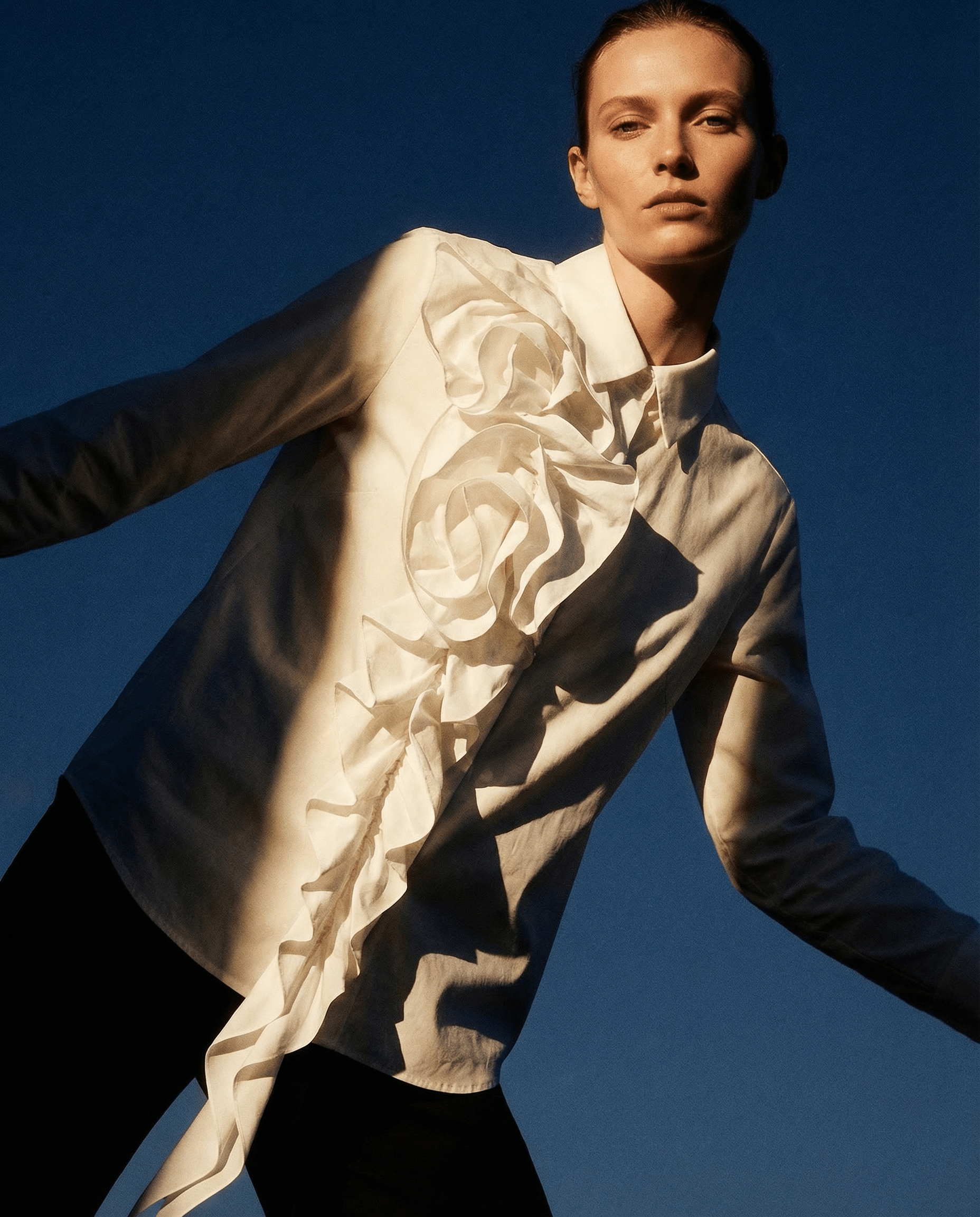 Camisa Con Volumen Escultural Lirio