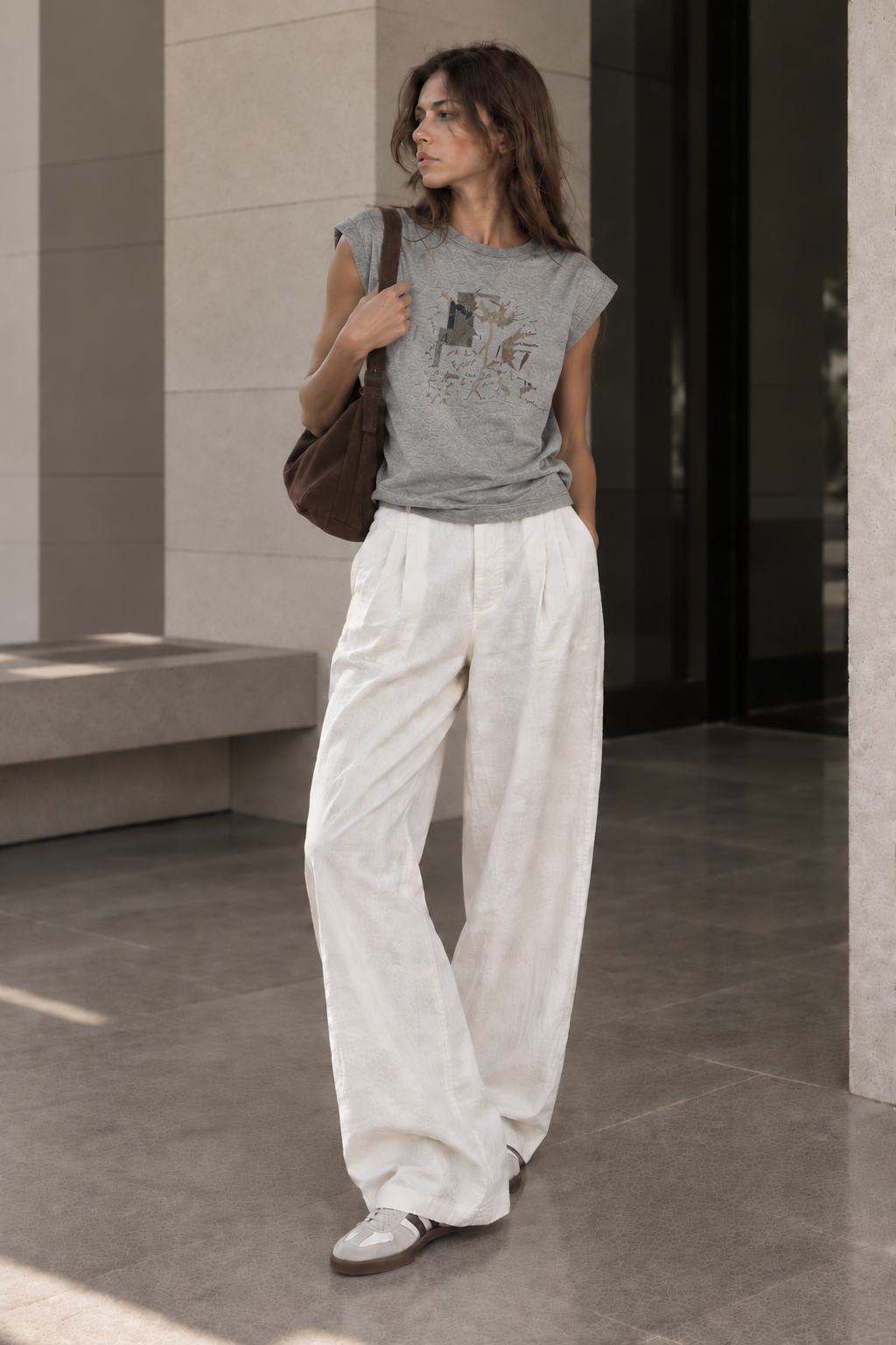 Camiseta Estampado Artístico – Manga Corta