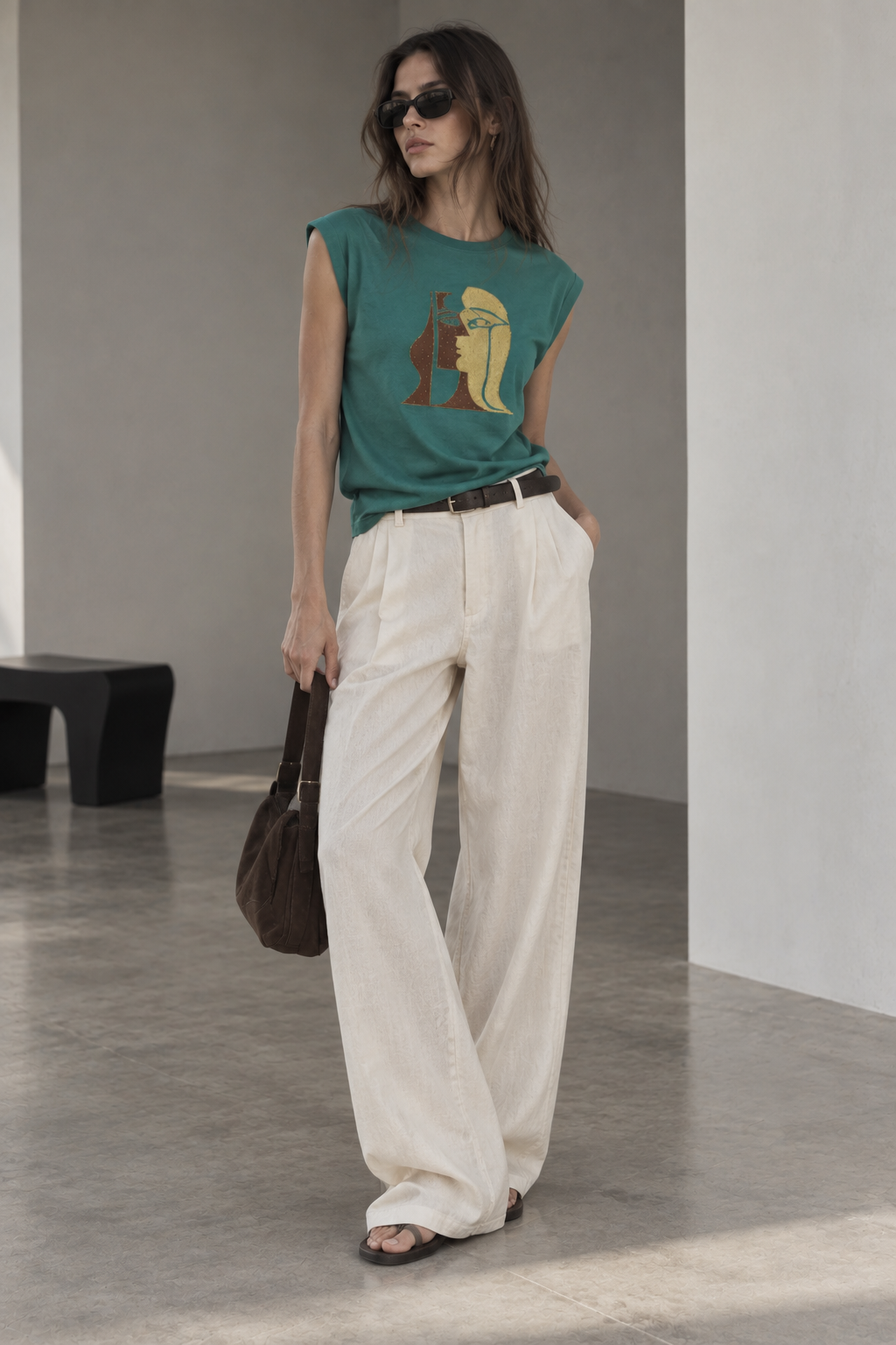 3D Floral T-Shirt “Minimalist Elegance”