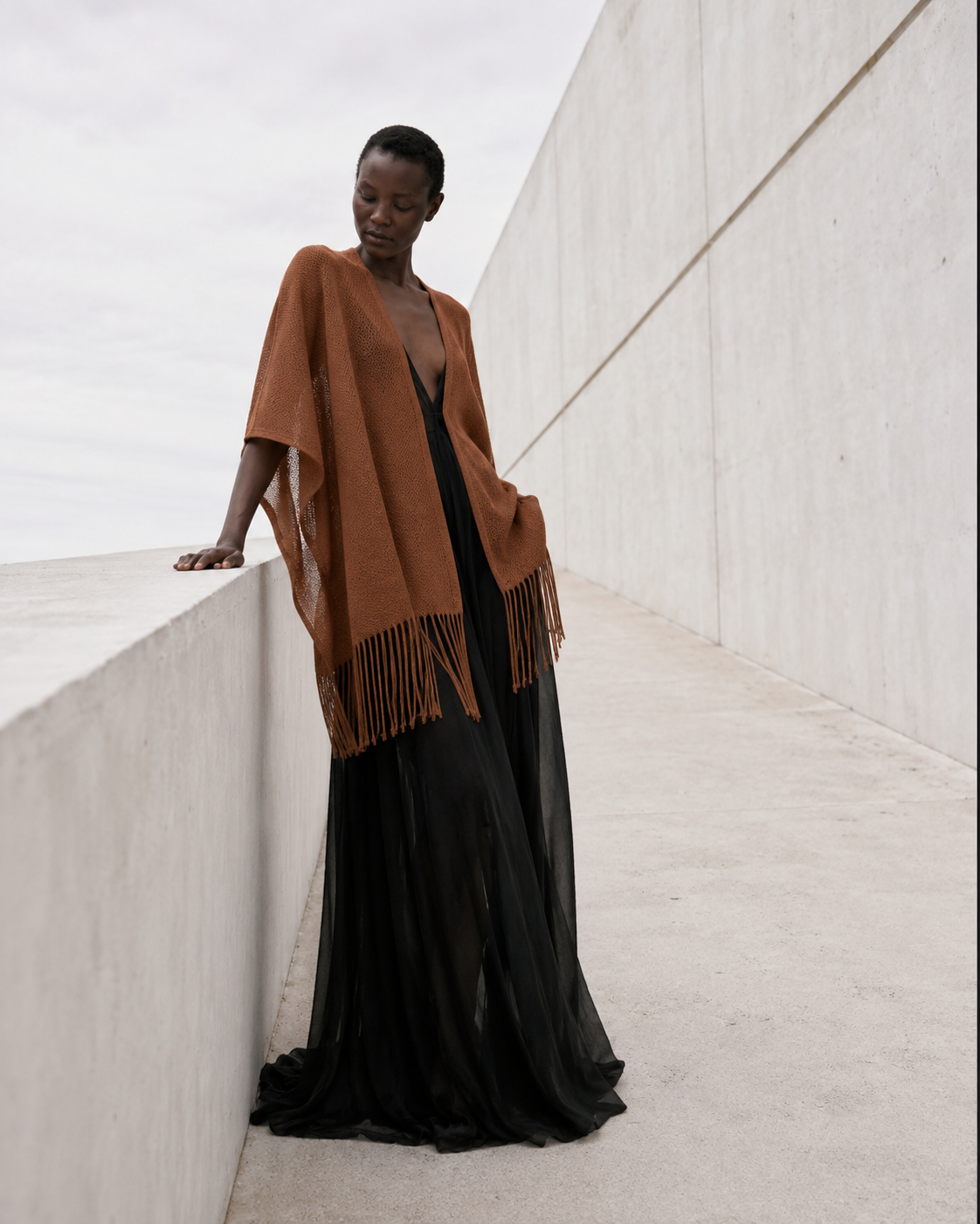 Kimono Bohemio con Flecos “Solea”