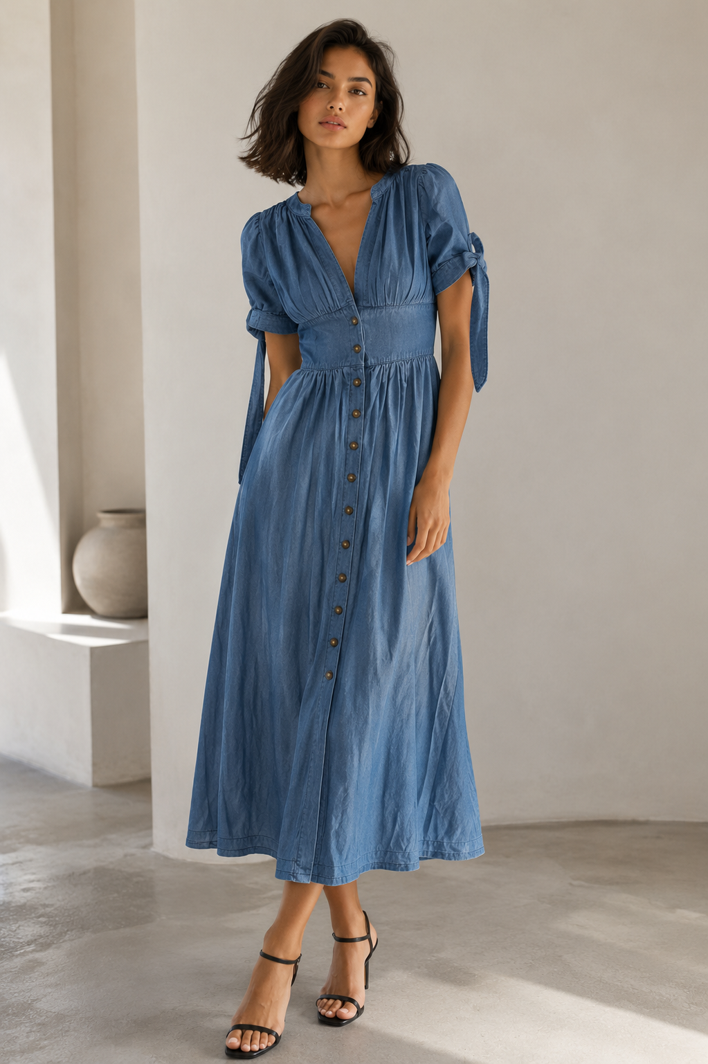 Vestido "Denim Encanto"
