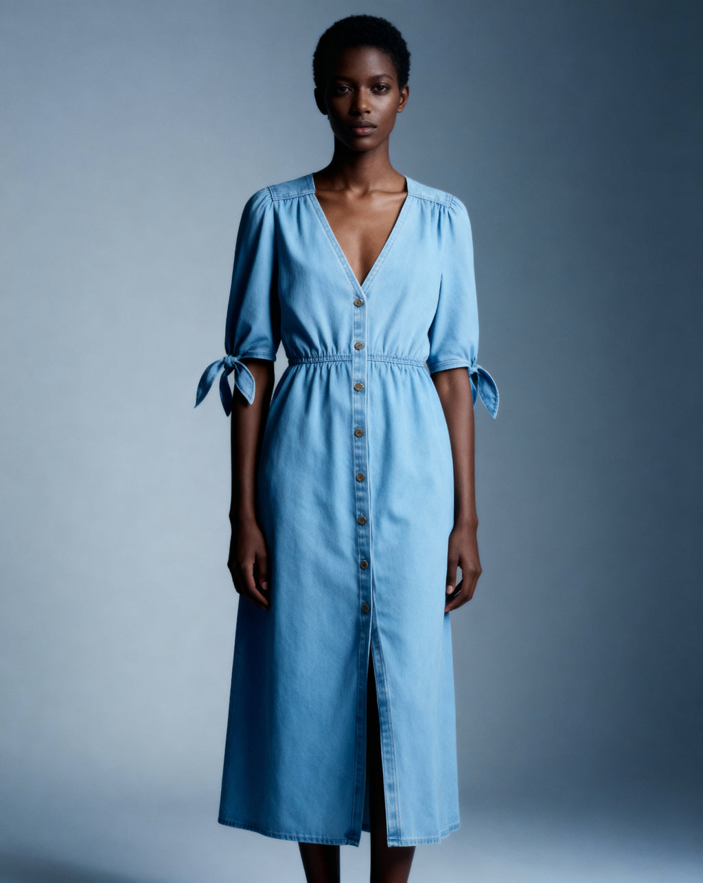 Vestido "Denim Encanto"